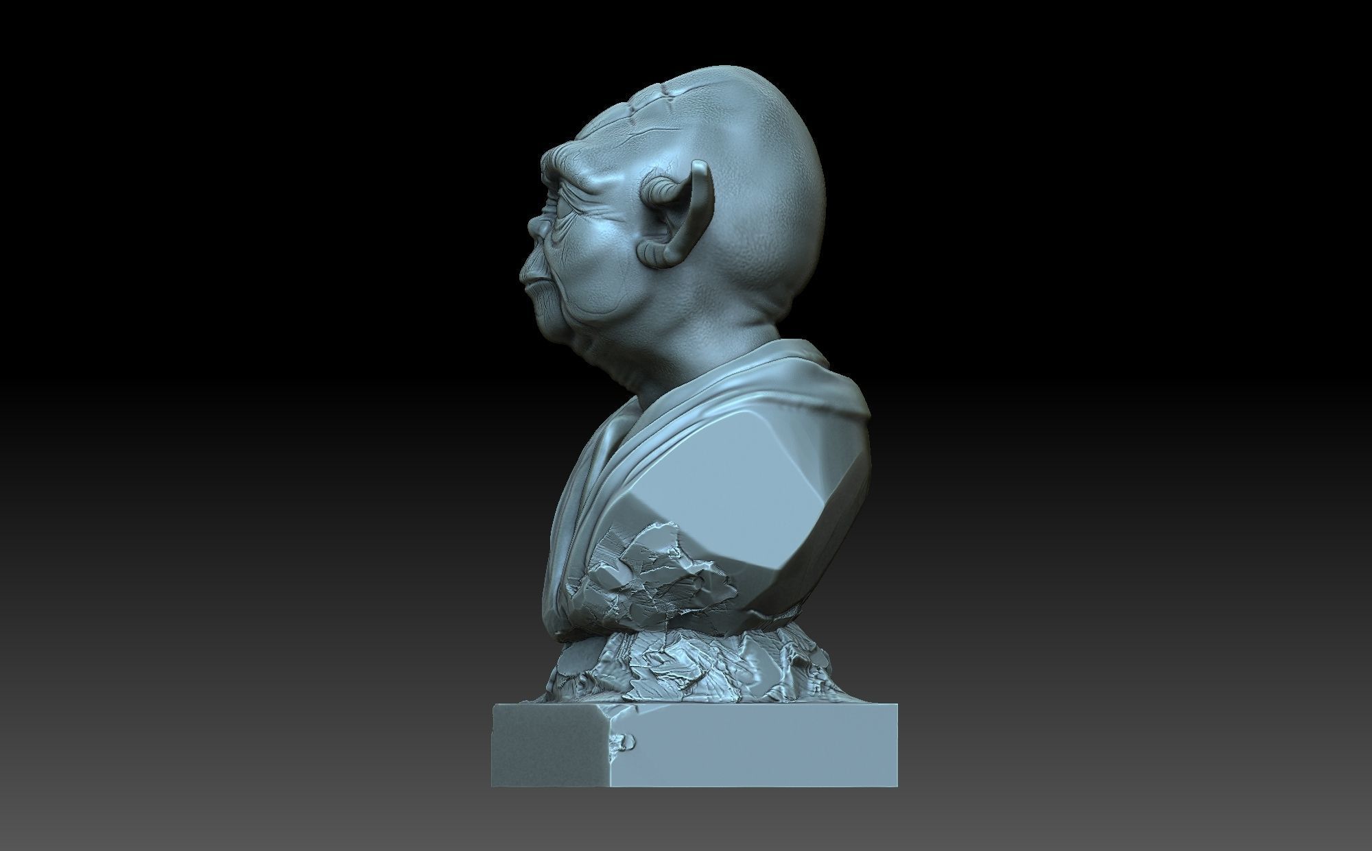 Master Yoda 3D print model_2