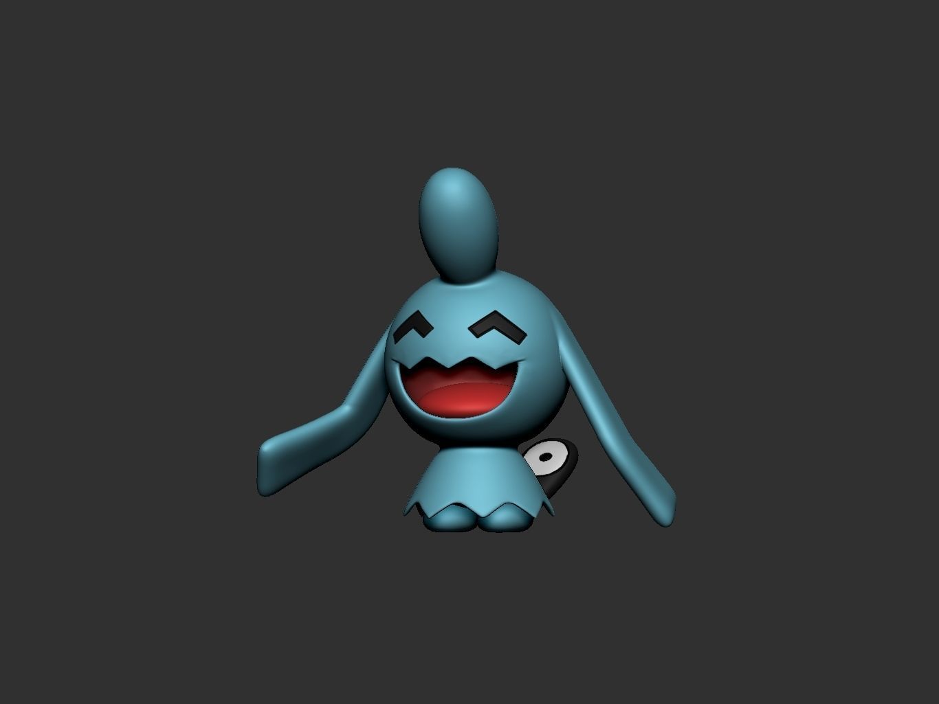 pokemon wynaut evolution pack 3D print model_8