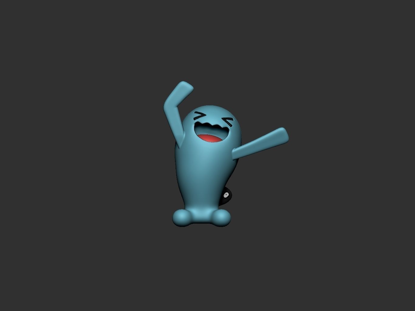 pokemon wynaut evolution pack 3D print model_5