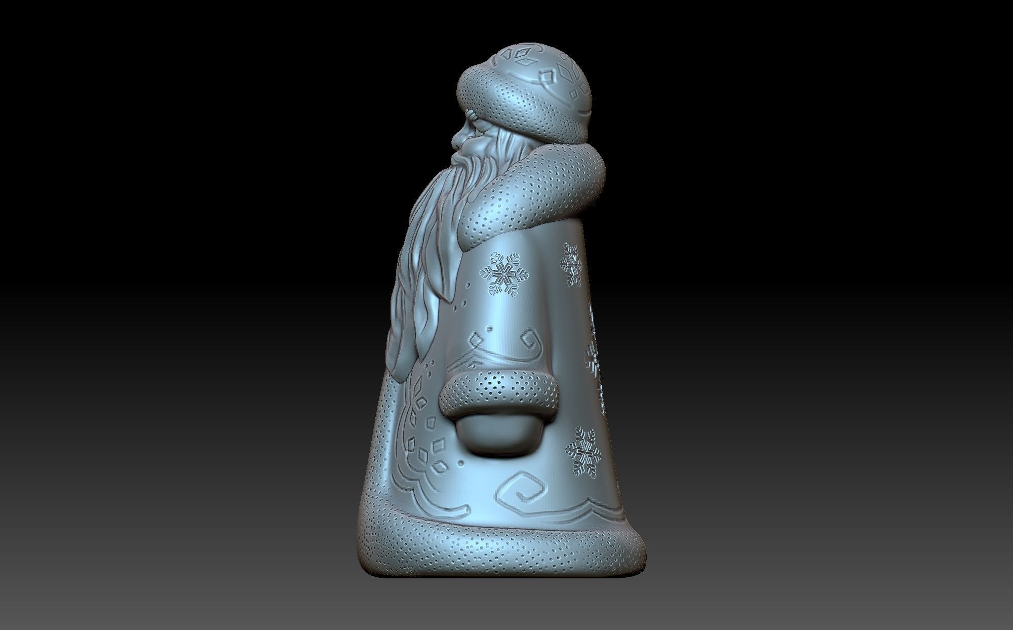 Santa Claus Christmas 3D print model_2