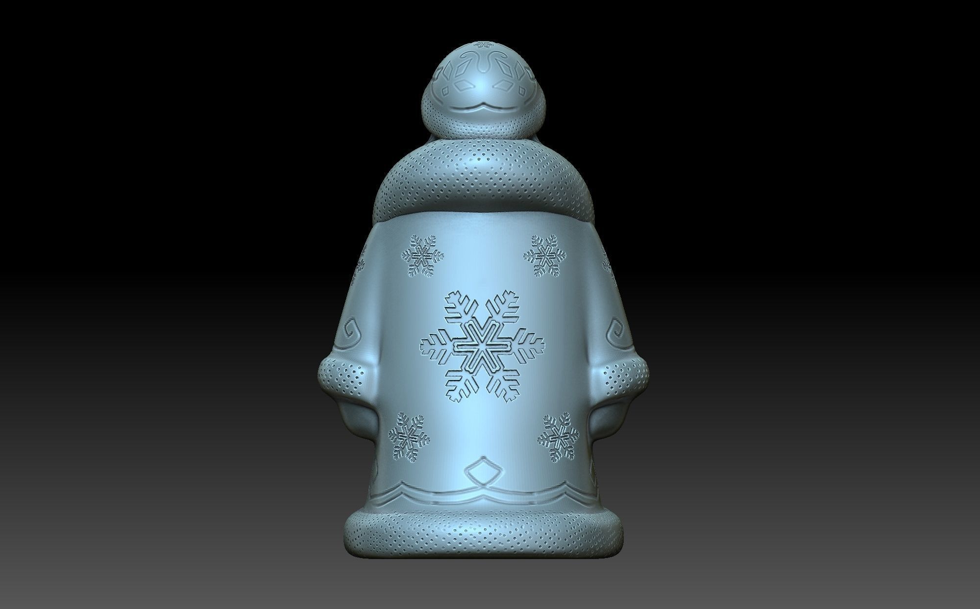 Santa Claus Christmas 3D print model_4