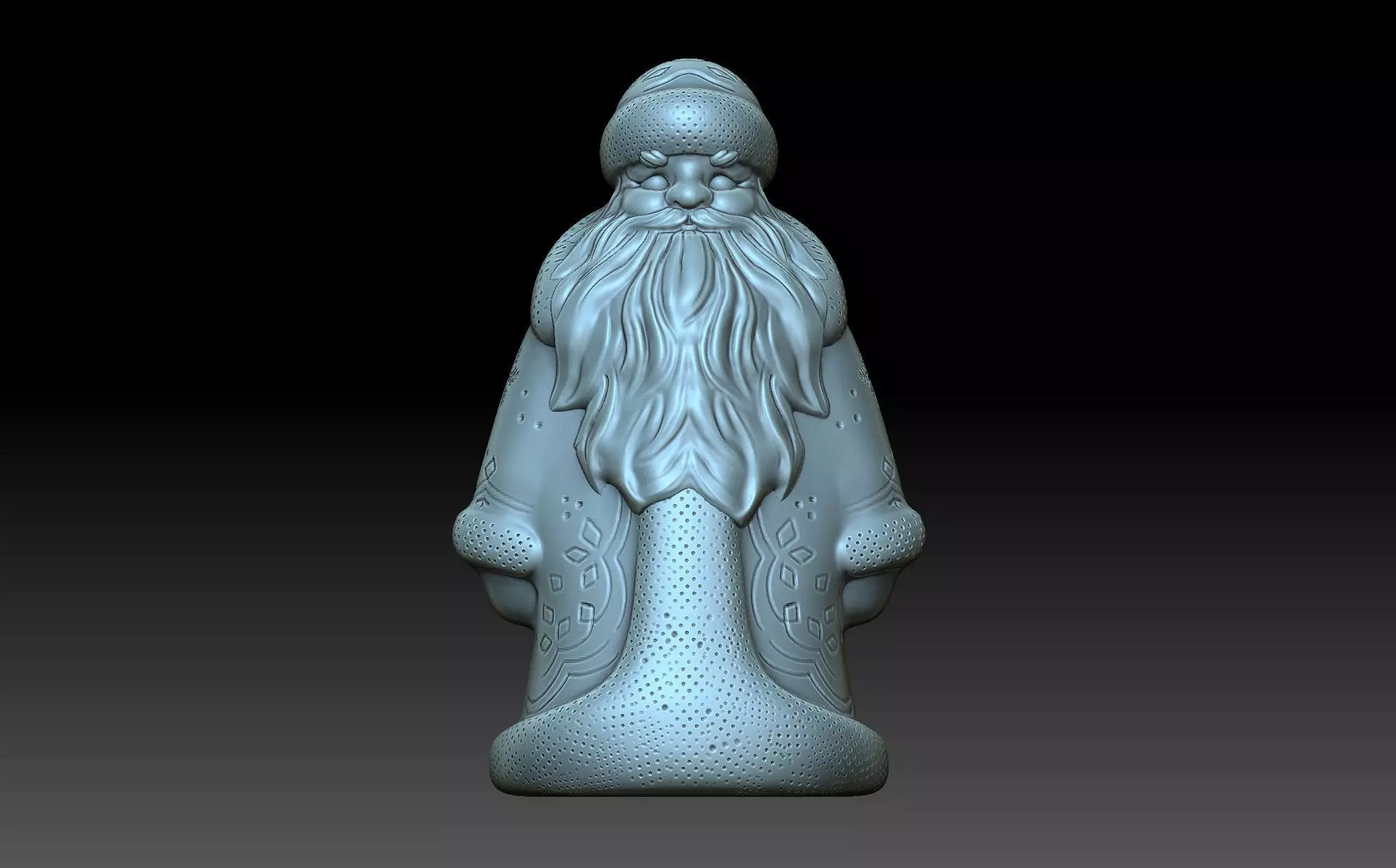 Santa Claus Christmas 3D print model_0