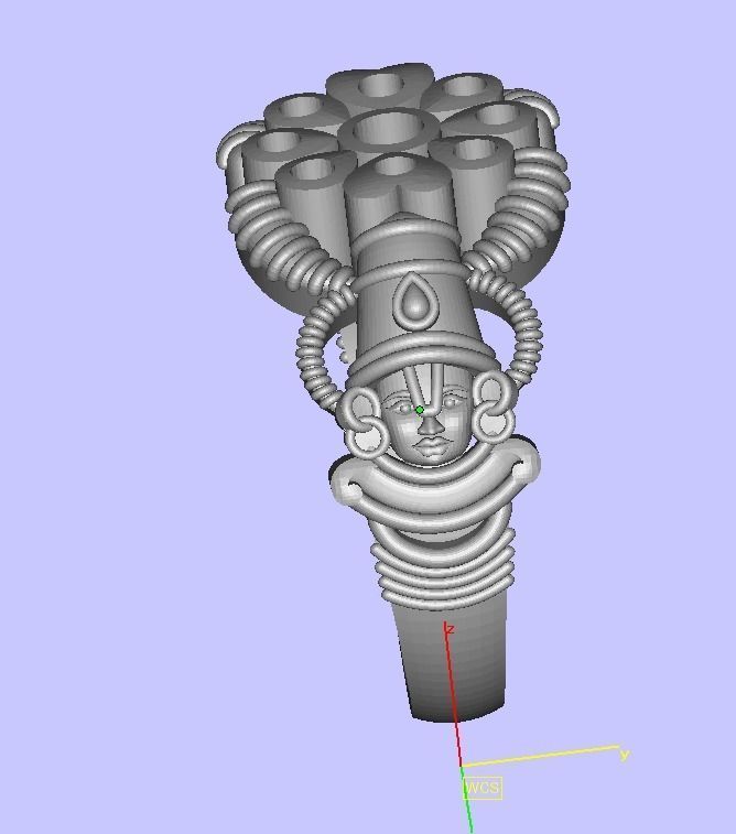 navaratna rings  3D print model_34
