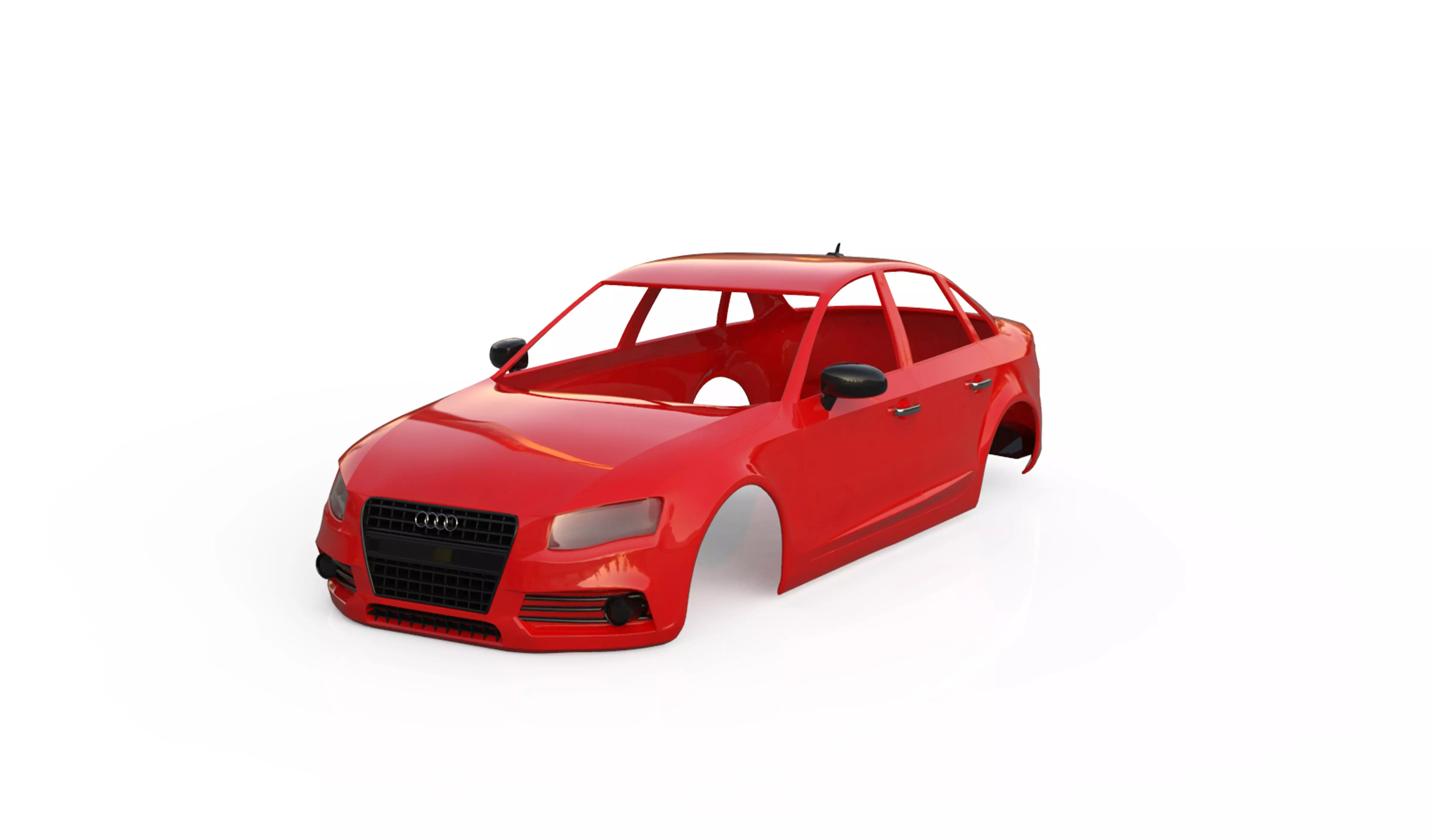 audi a4 saloon 2011  3D print model_0
