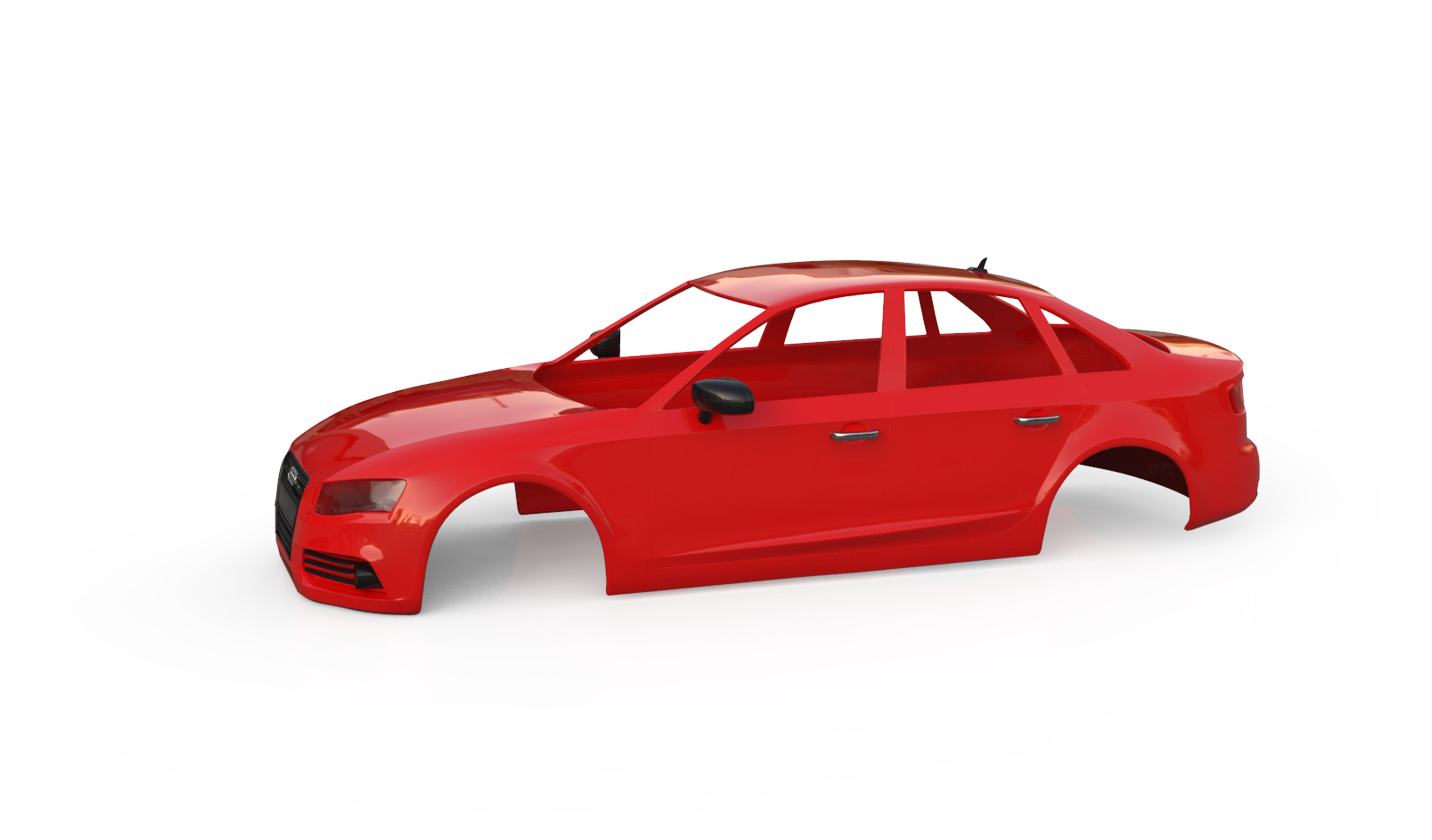 audi a4 saloon 2011  3D print model_4