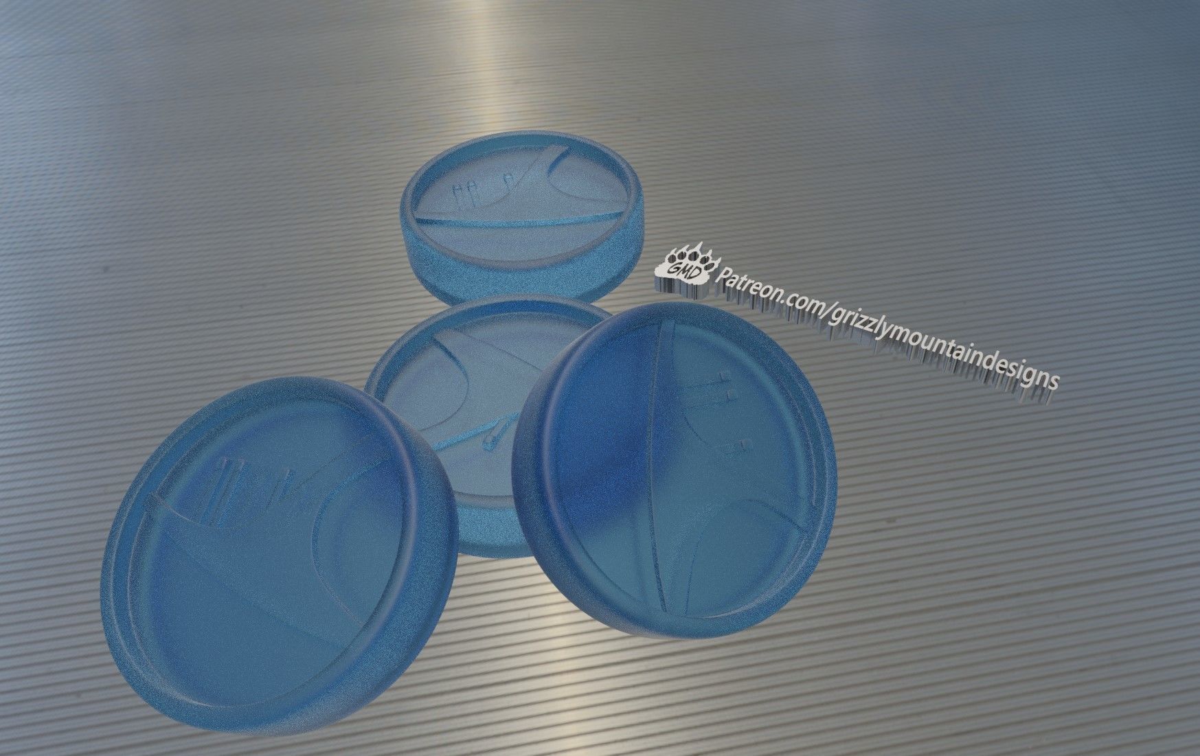 Calamari Flan Credit coin from The Mandalorian 3D print model_2