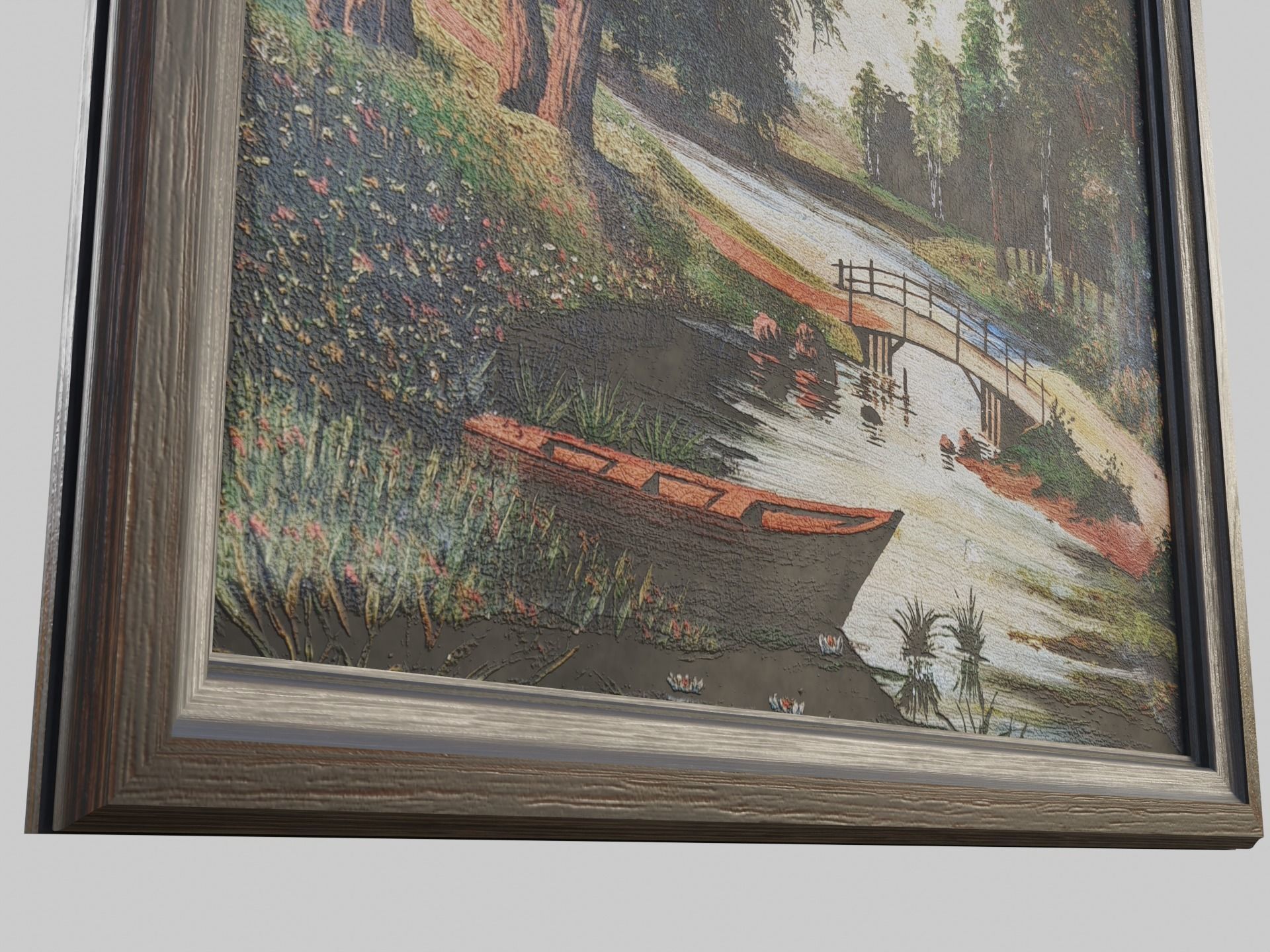 Old Picture Low-poly 3D model_13