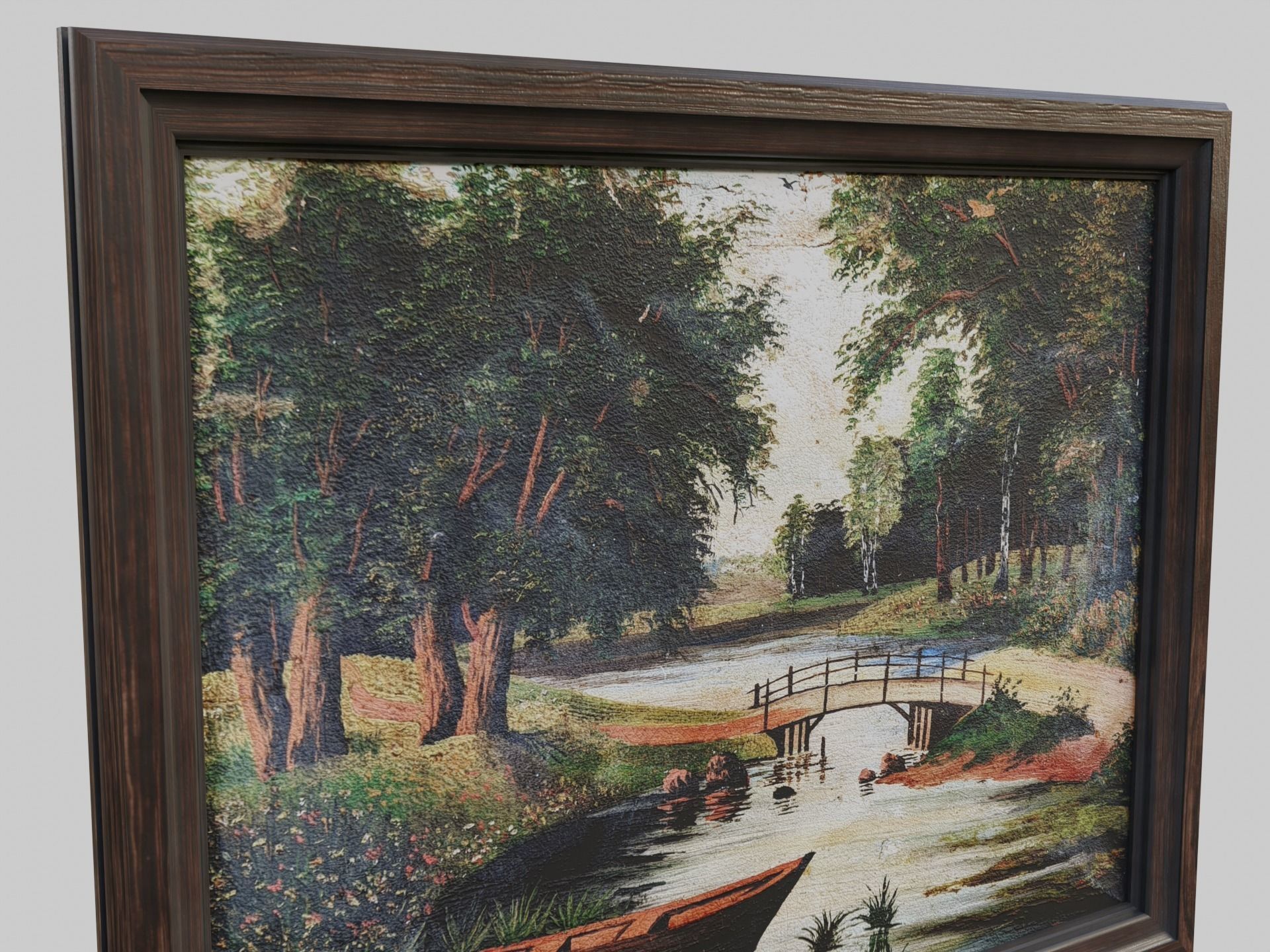 Old Picture Low-poly 3D model_14