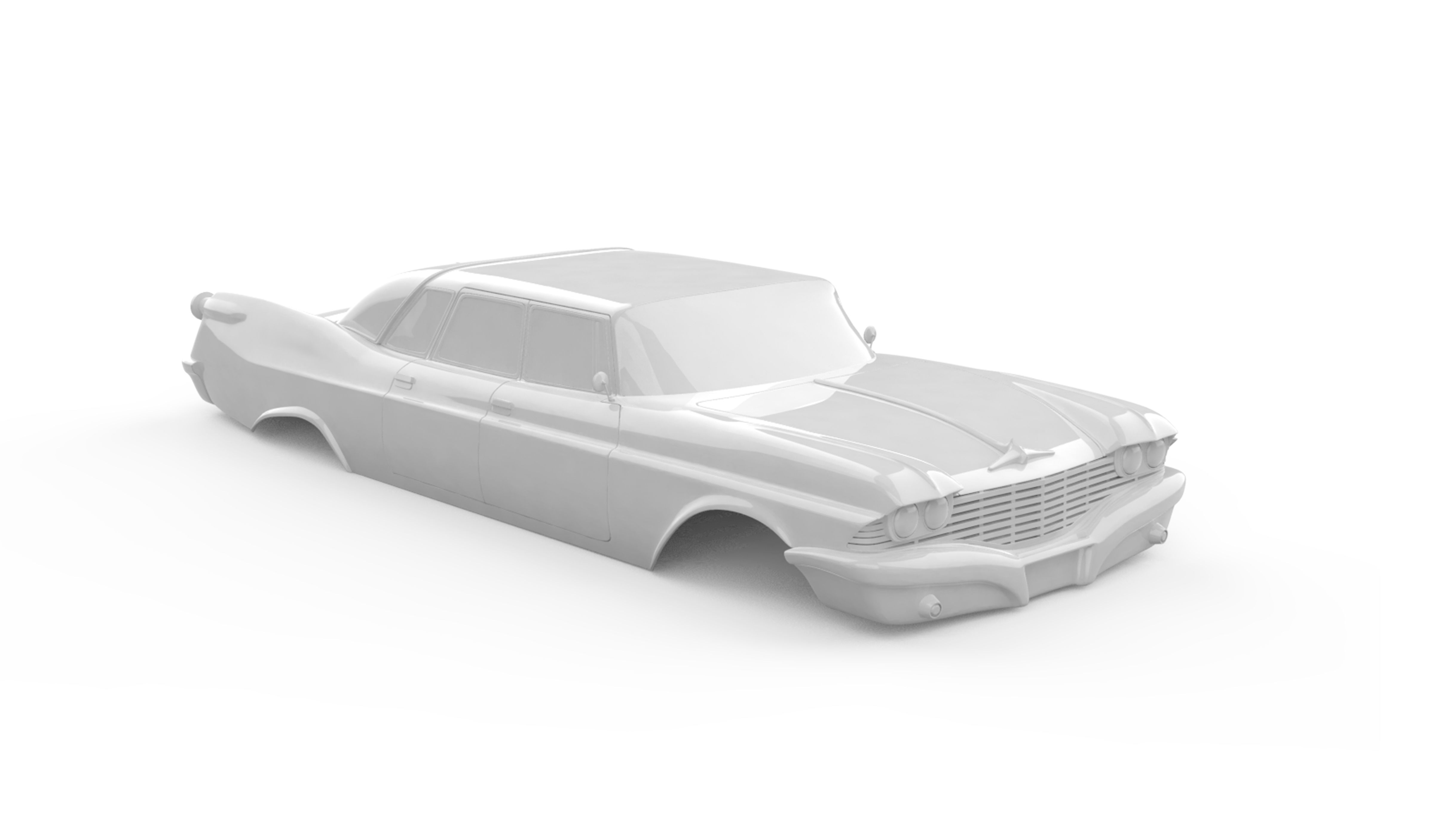 chrysler imperial ghia limousine 1958 3D print model_7