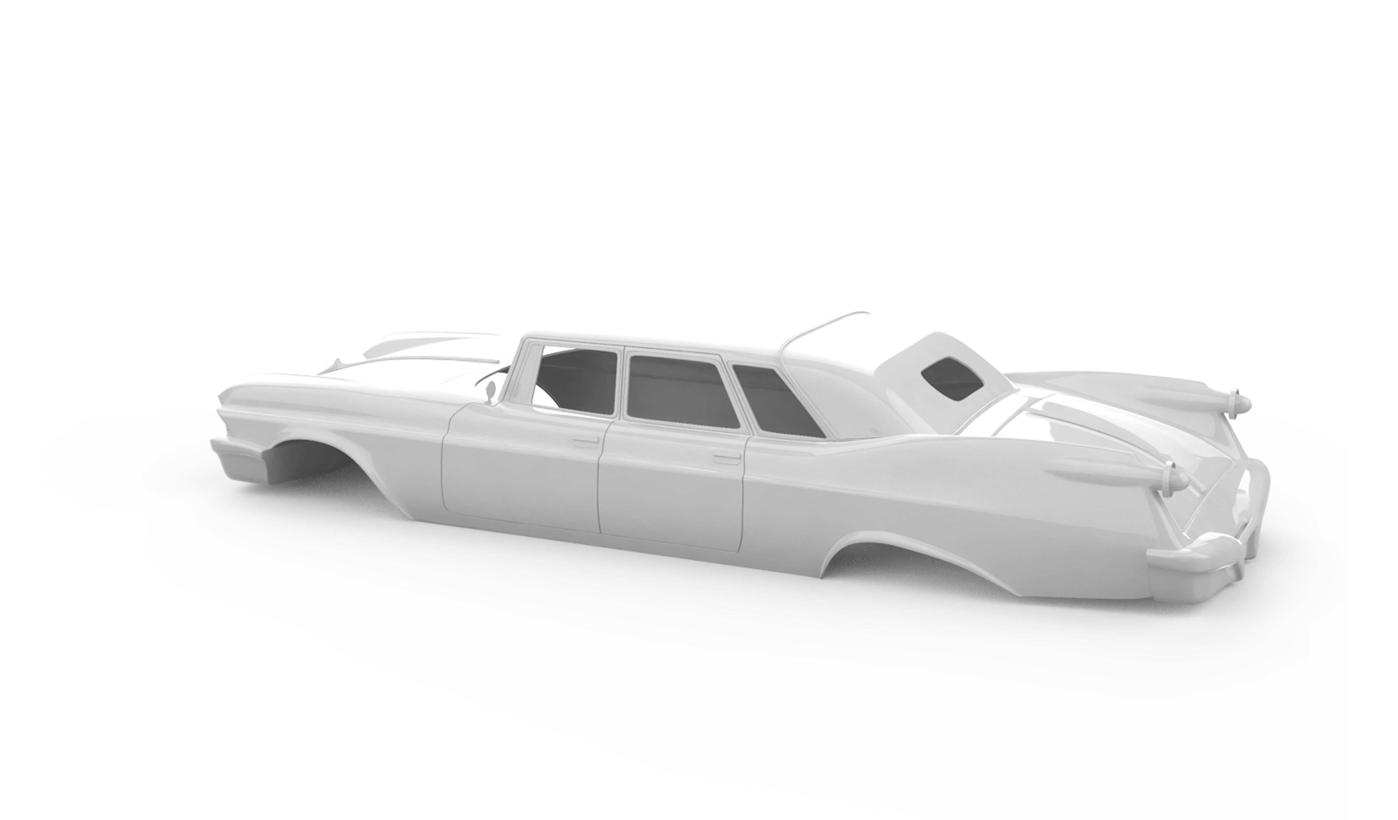 chrysler imperial ghia limousine 1958 3D print model_6
