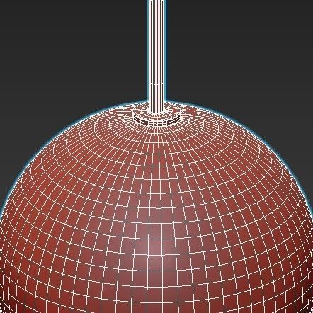 bubbles-4802-12wl wall light with clear glass globe 3D model_4