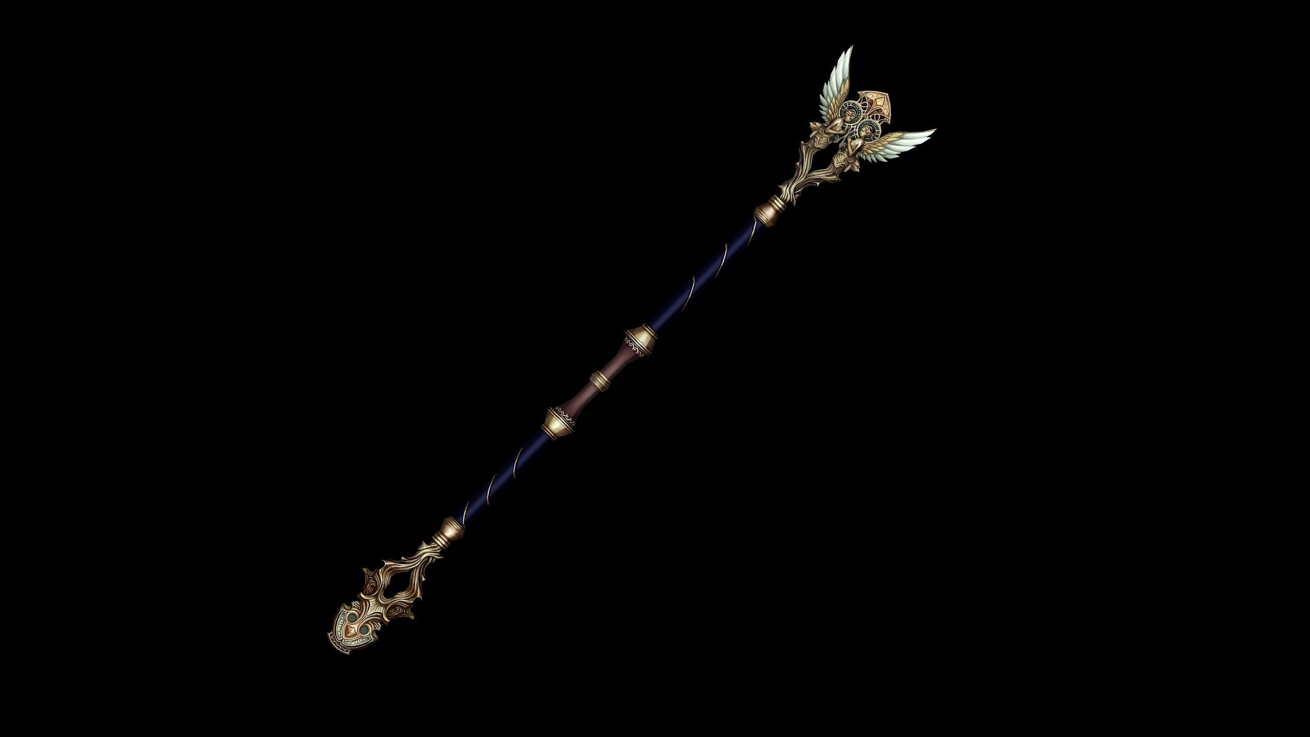 Regalia Scepter Low-poly 3D model_1