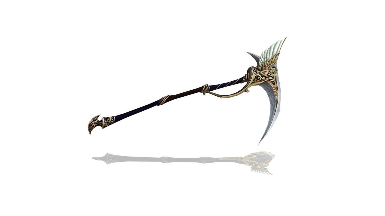 Regalia Scythe Low-poly 3D model_3