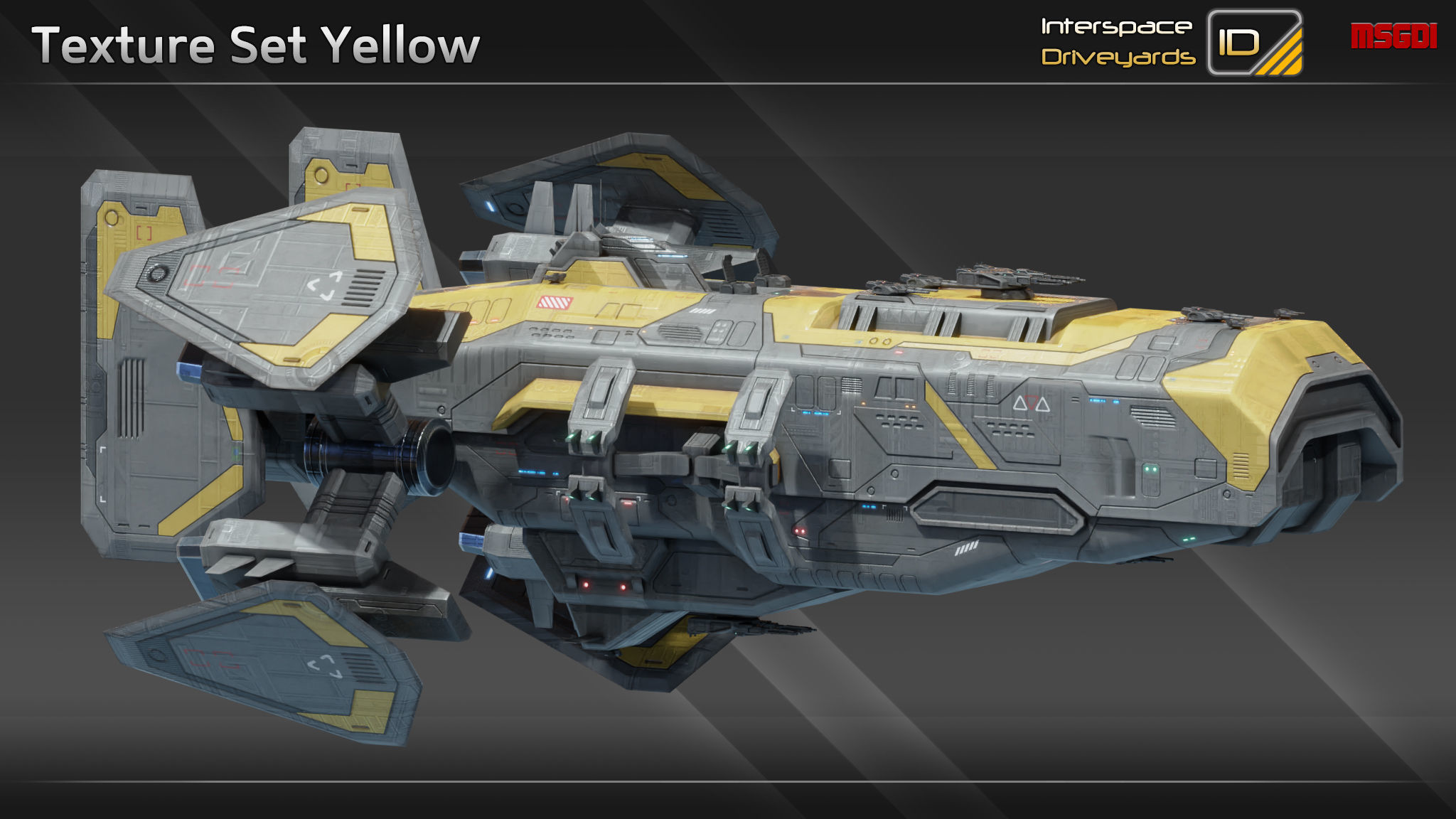 Perseus Class Battlecruiser Low-poly 3D model_13