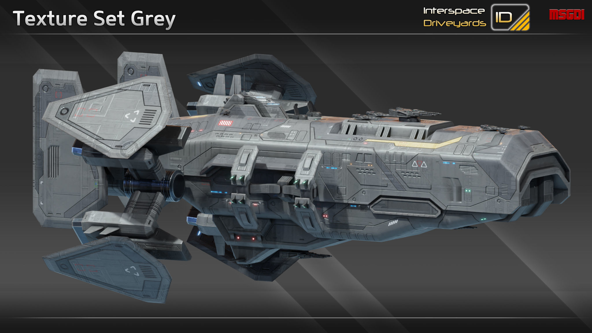 Perseus Class Battlecruiser Low-poly 3D model_11