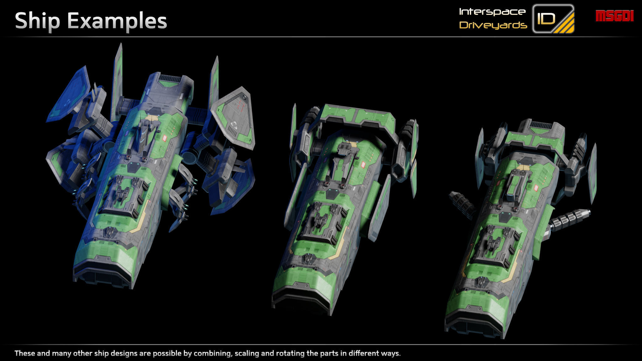 Perseus Class Battlecruiser Low-poly 3D model_2