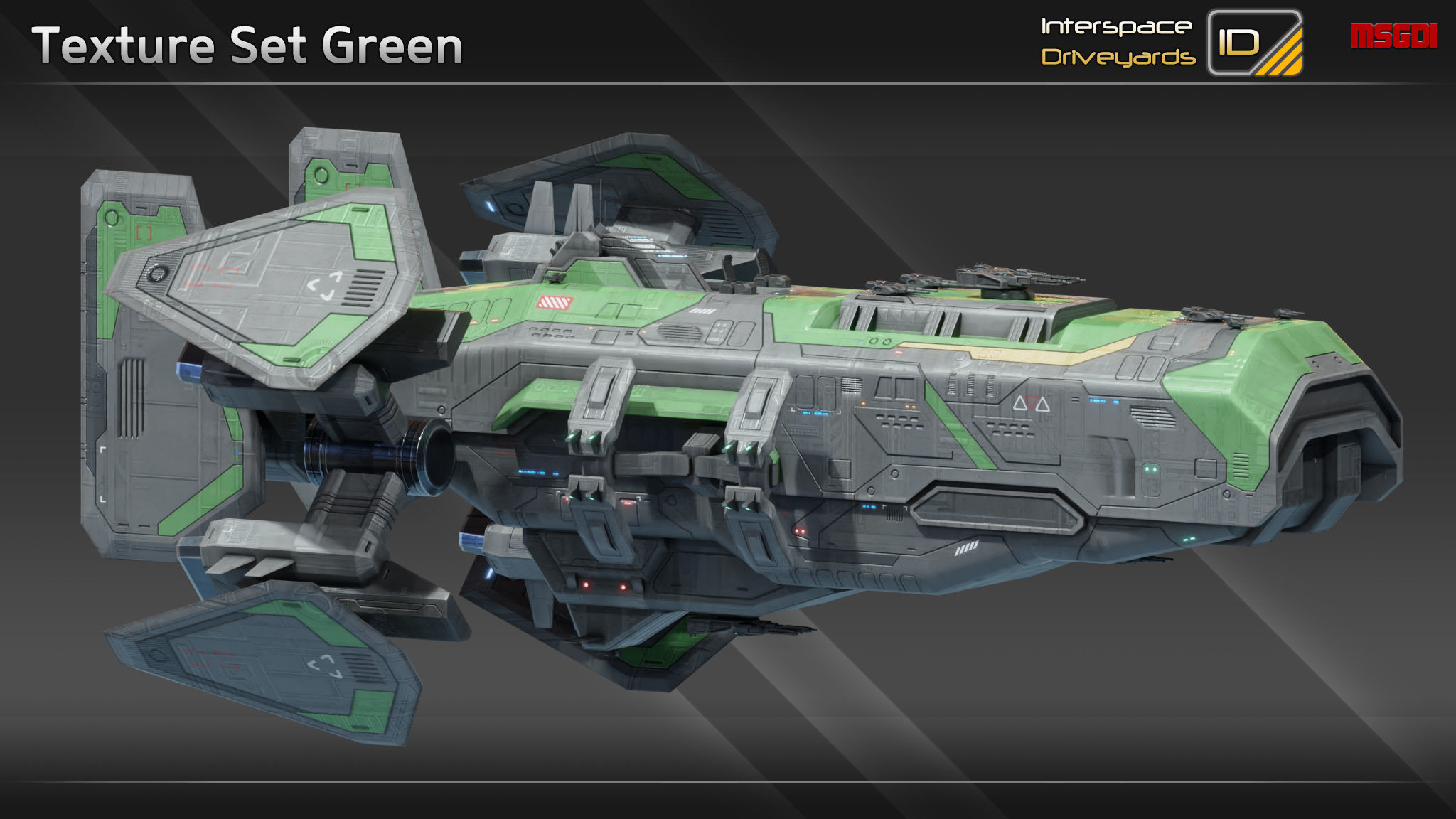 Perseus Class Battlecruiser Low-poly 3D model_10