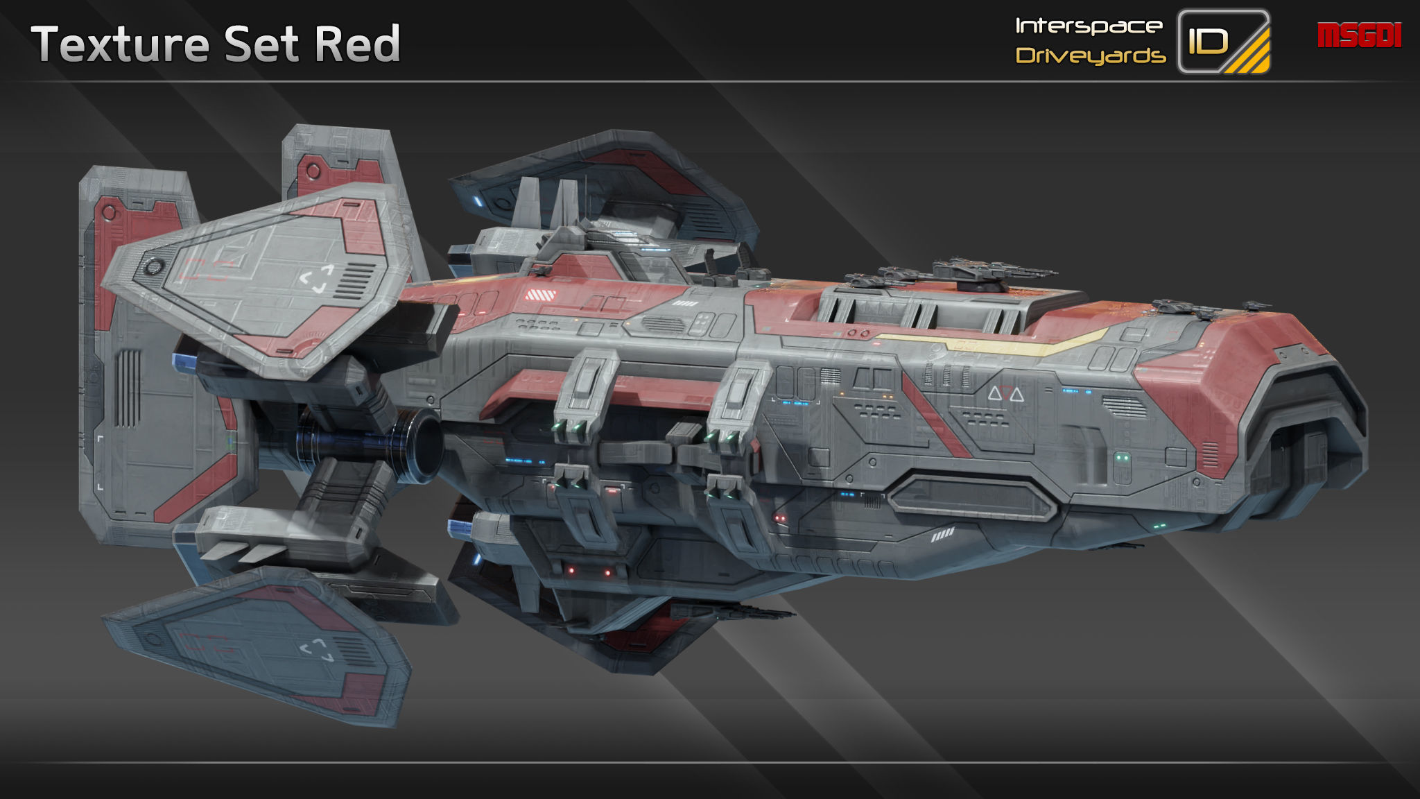 Perseus Class Battlecruiser Low-poly 3D model_12