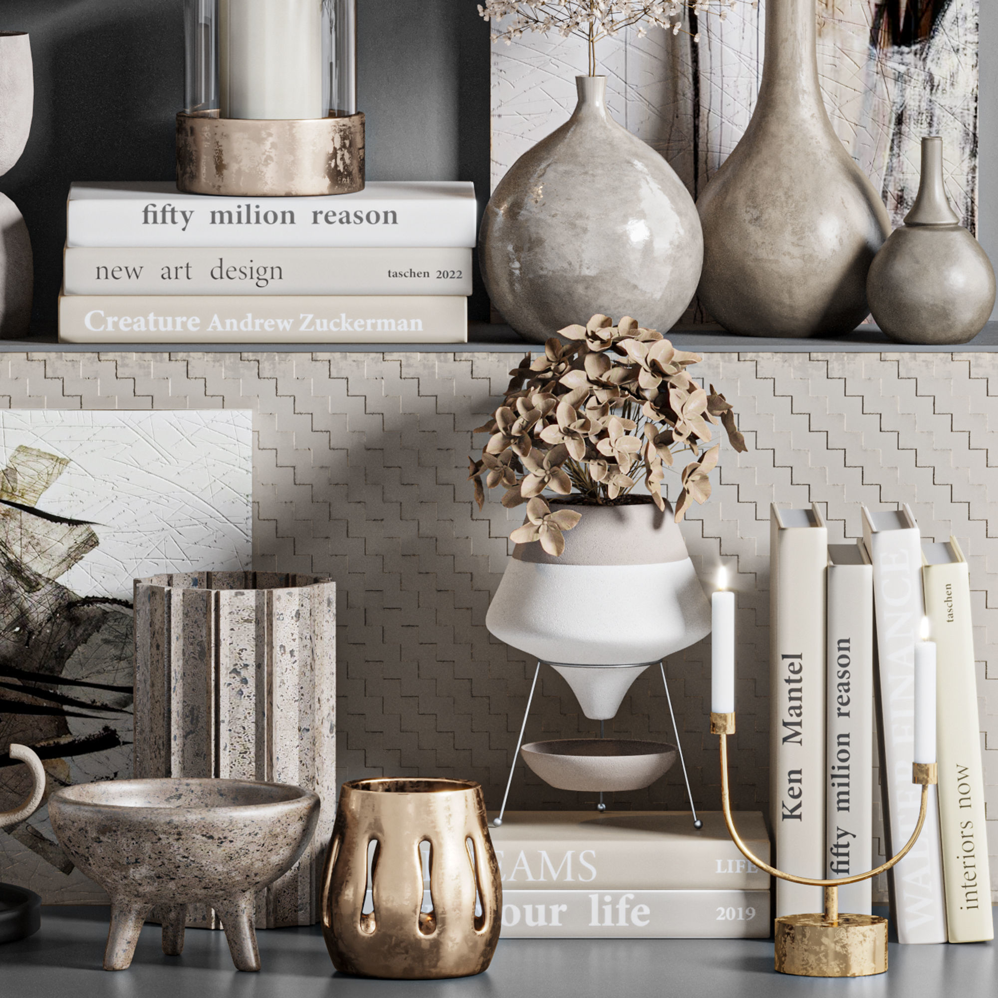 decorative set34 3D model_3