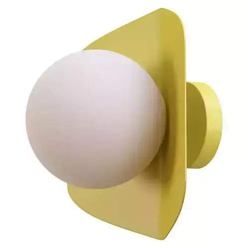 macaroon wall light with ball