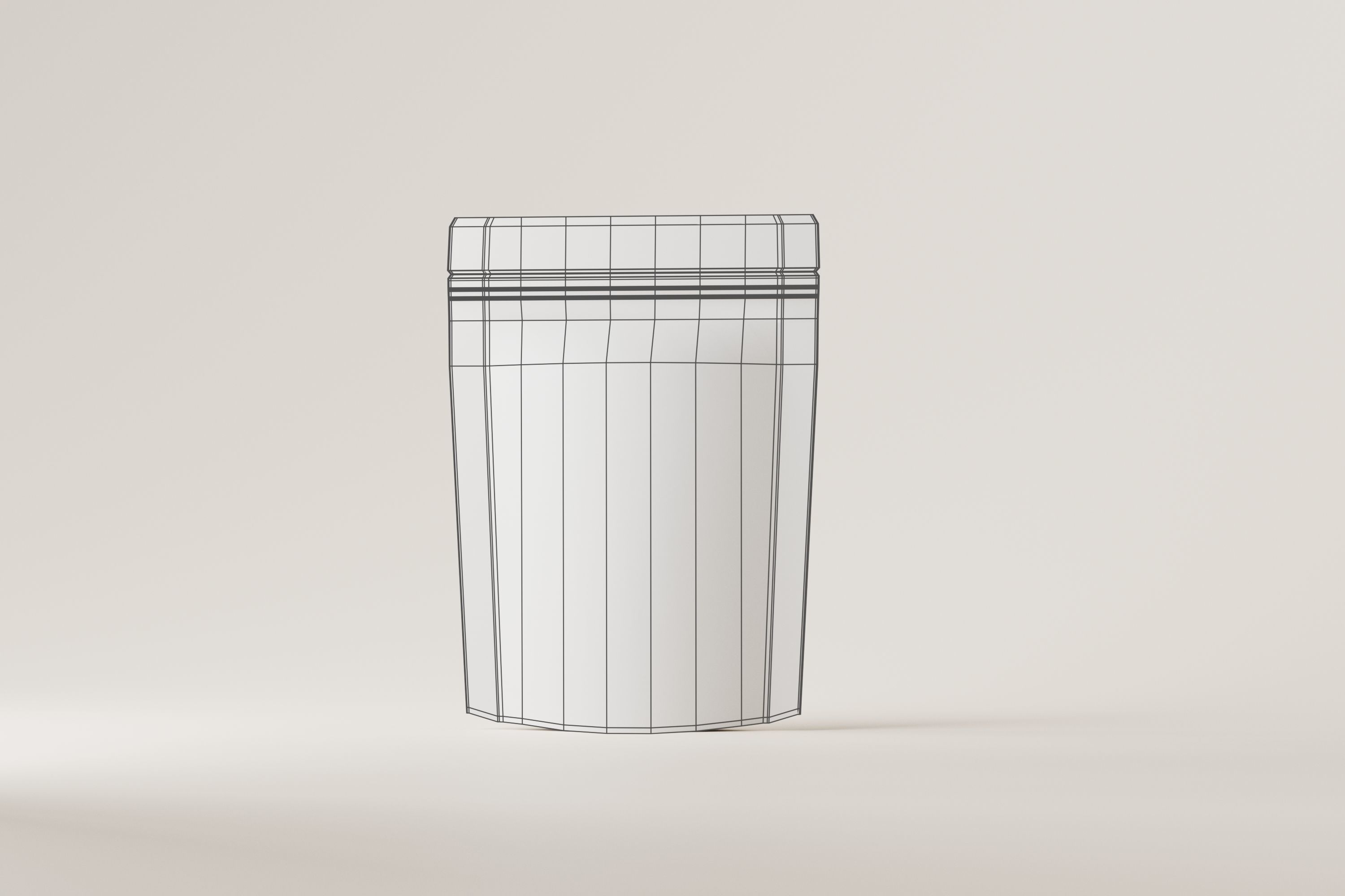 standing pouch 3D model_6