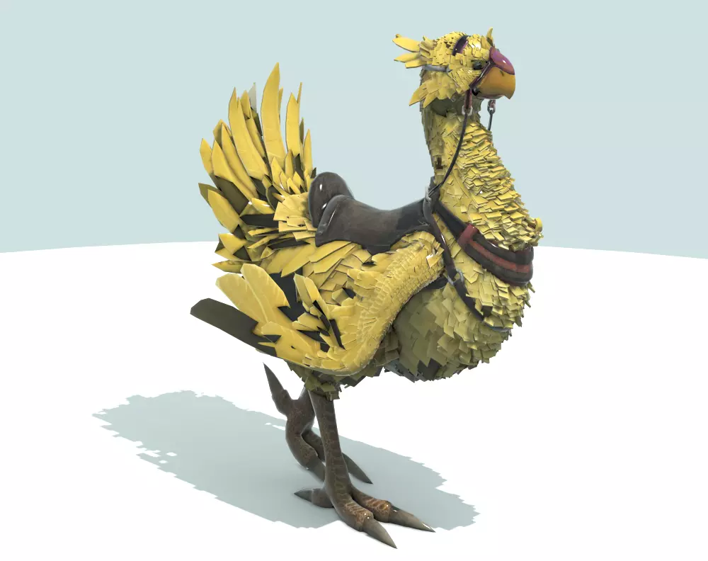 Chocobo Final Fantasy 7 Remake 3D print model