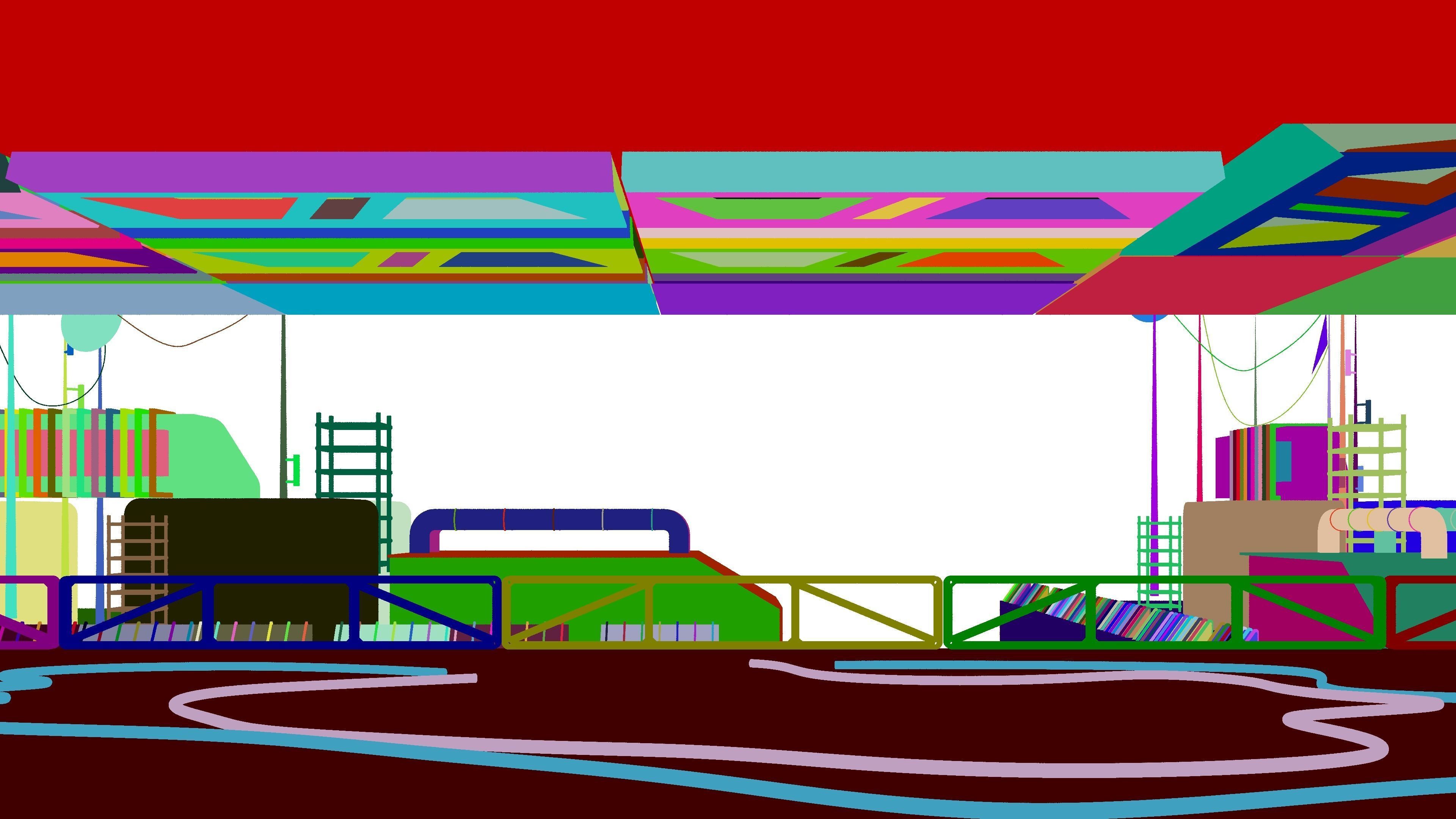 Cyberpunk City 3D model_8