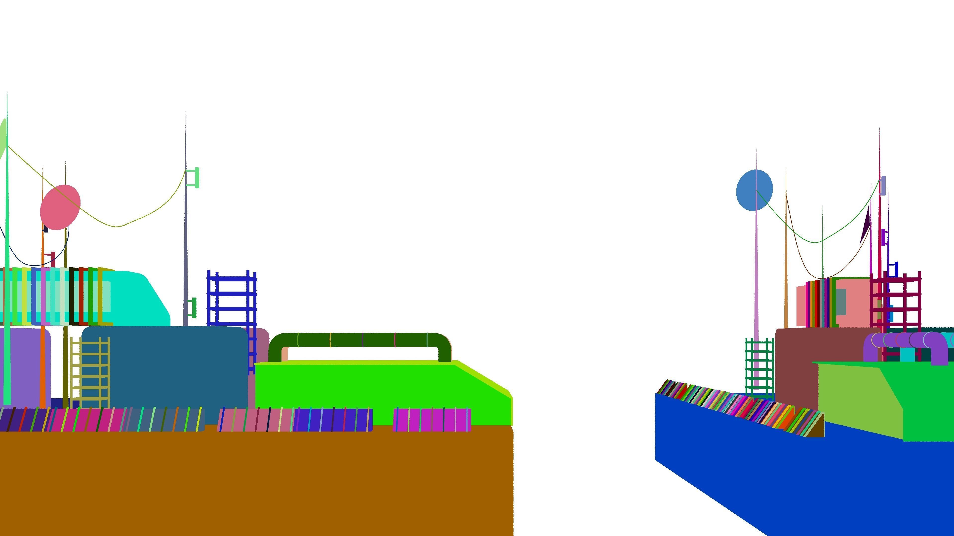 Cyberpunk City 3D model_4