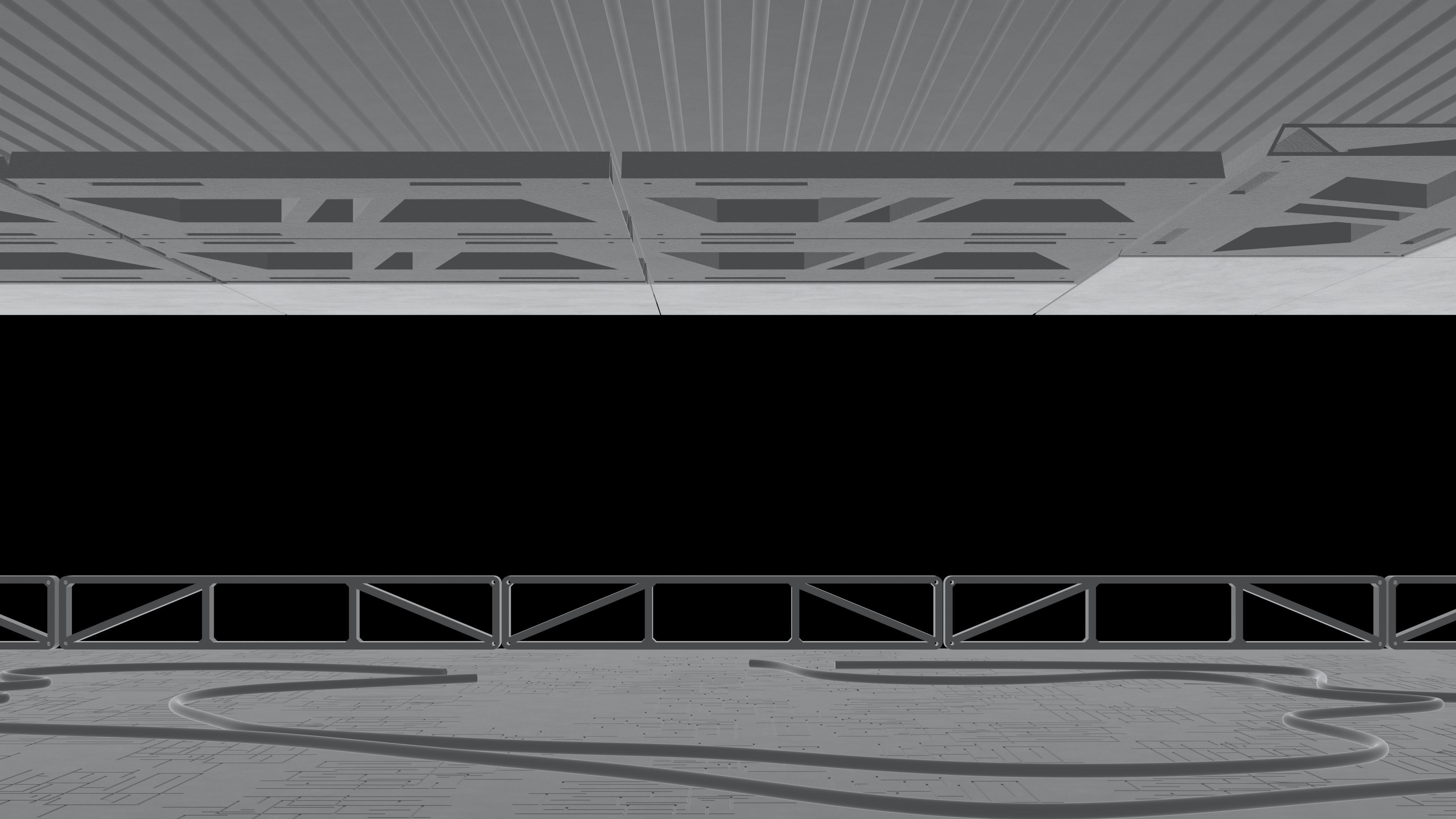 Cyberpunk City 3D model_2