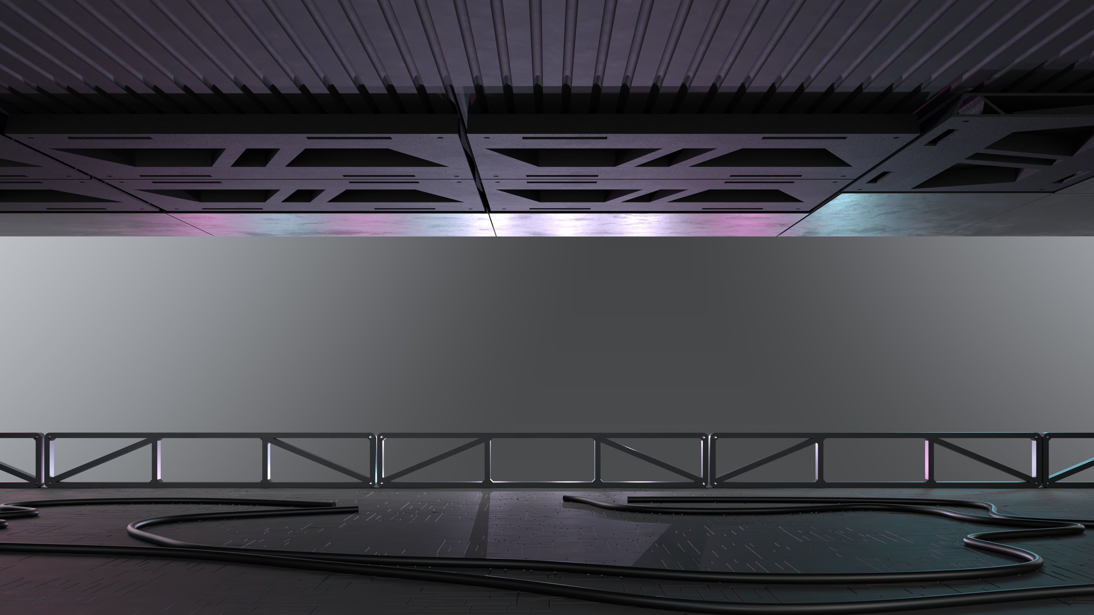 Cyberpunk City 3D model_1