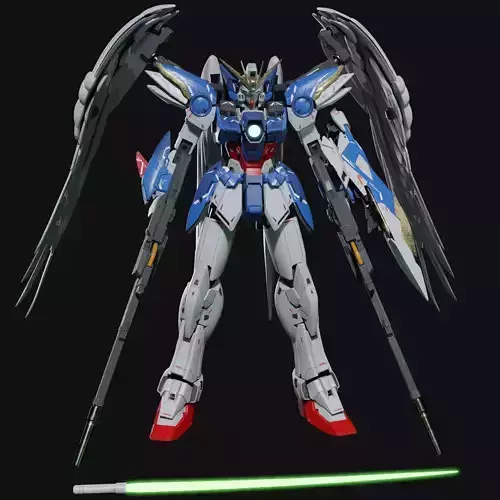 EW Wing Gundam 0 3D model