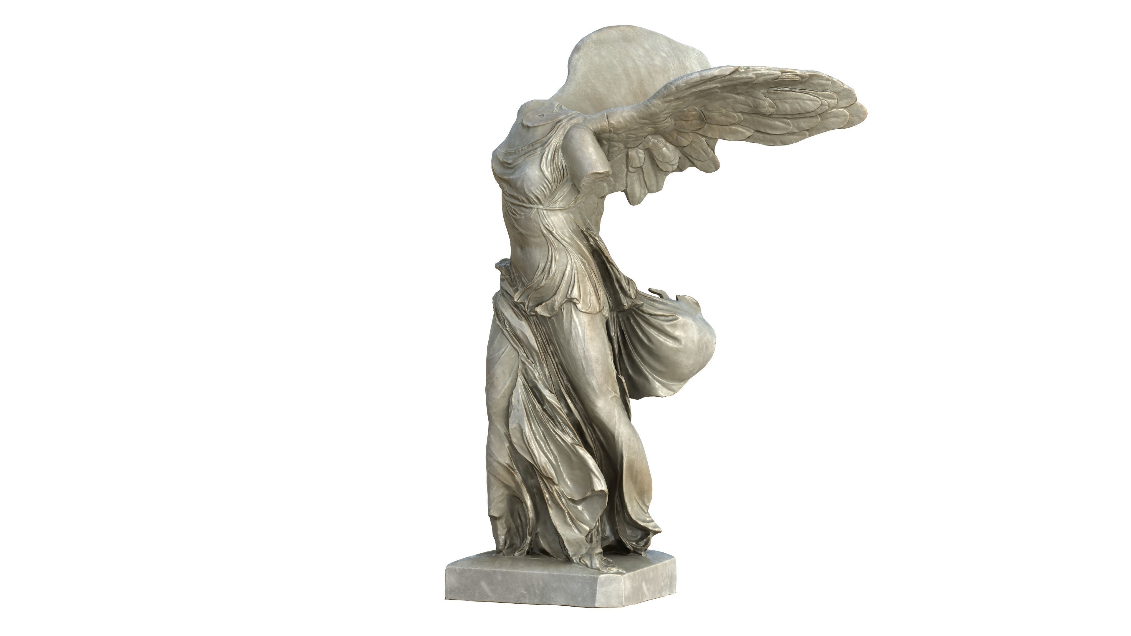 Statue 04 Low-poly 3D model_17