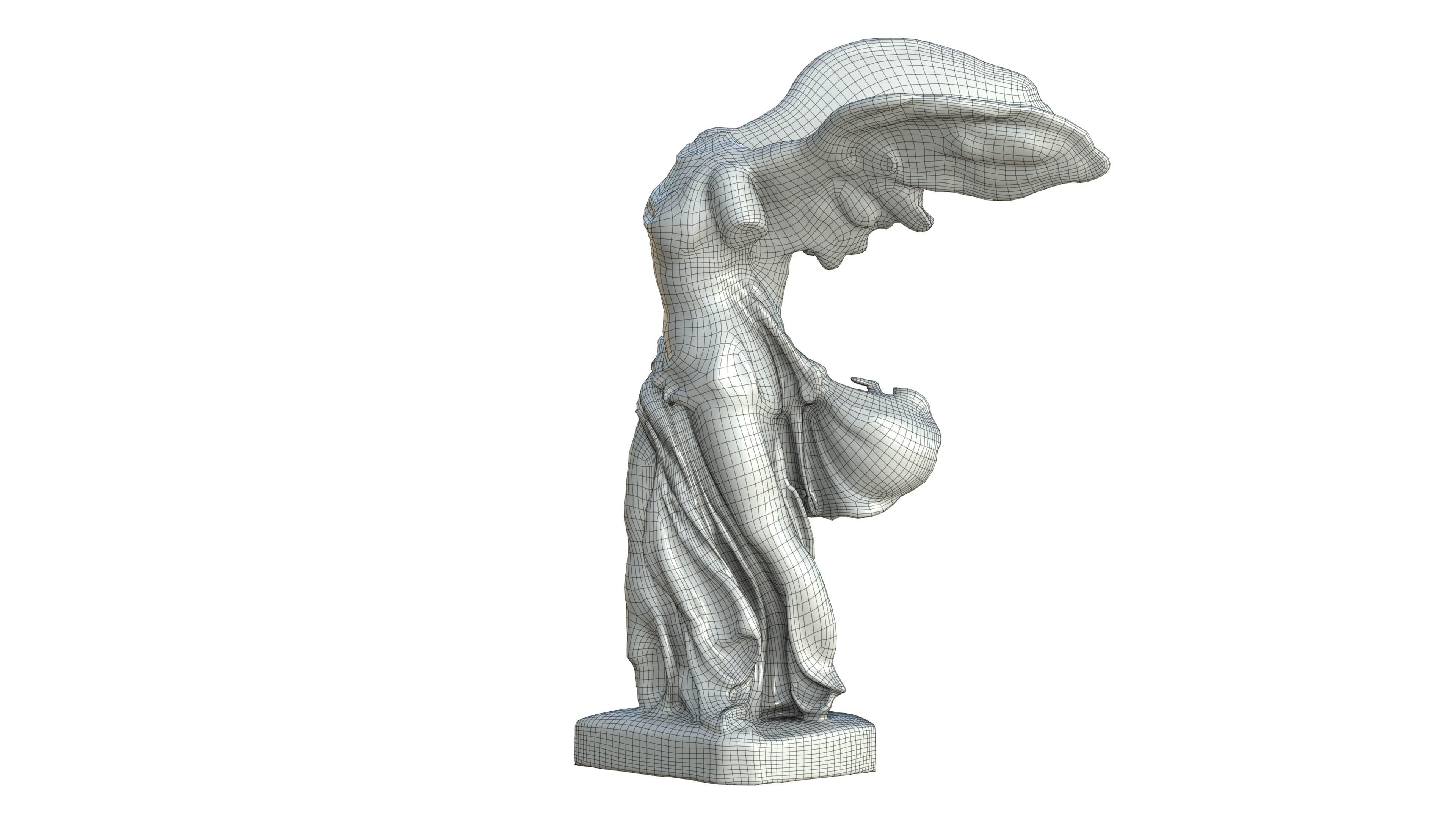 Statue 04 Low-poly 3D model_32