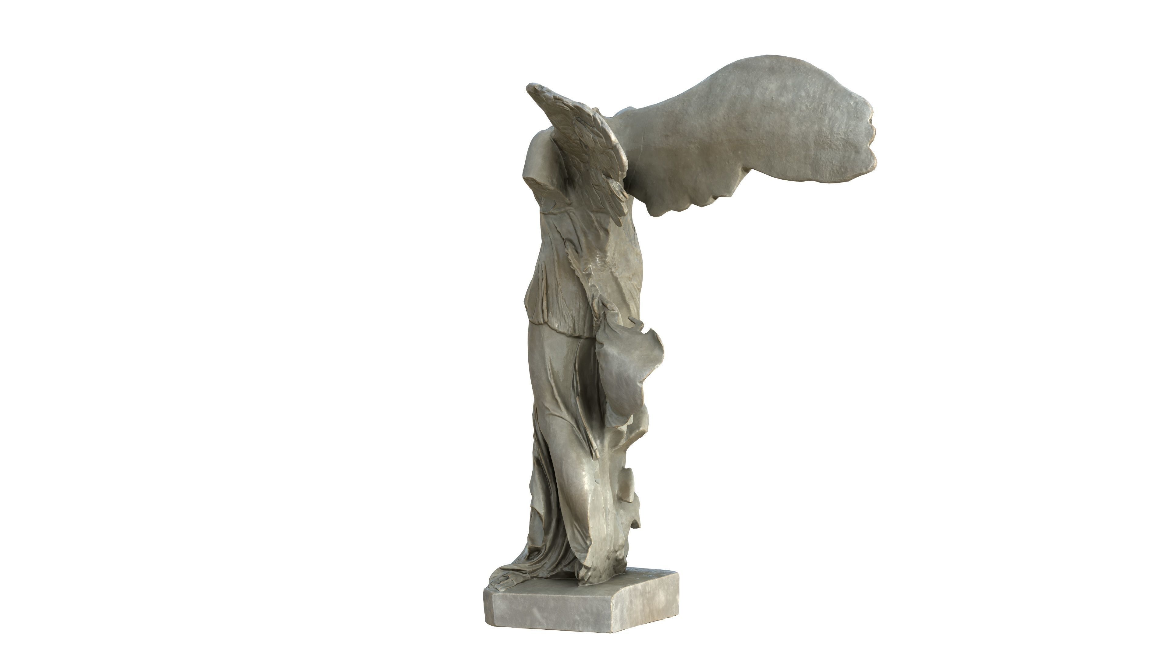 Statue 04 Low-poly 3D model_13