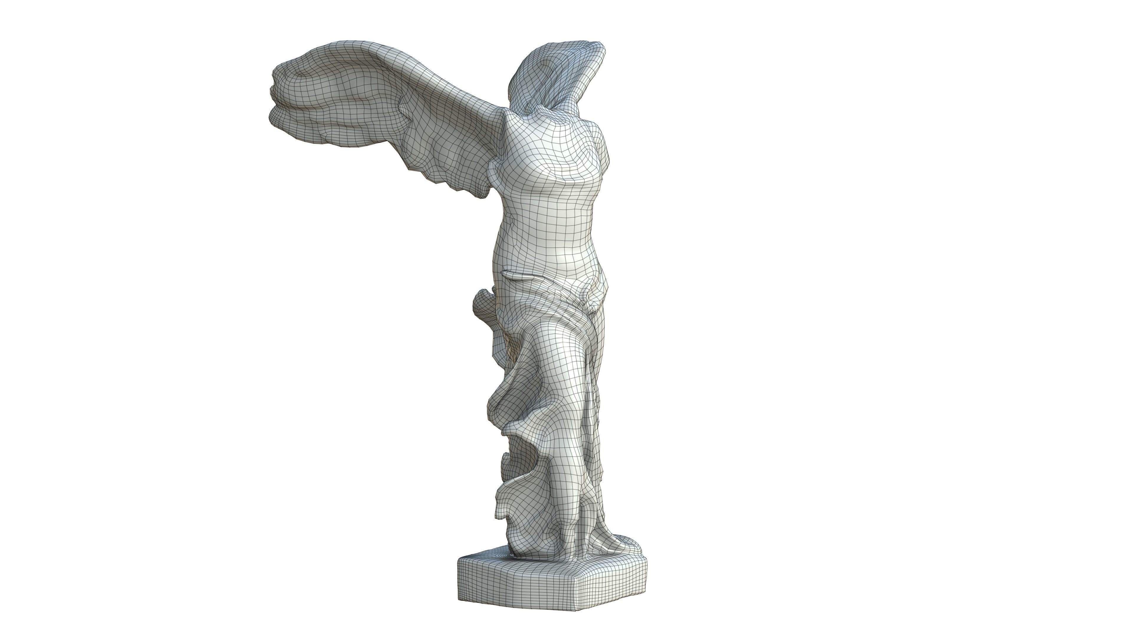Statue 04 Low-poly 3D model_21