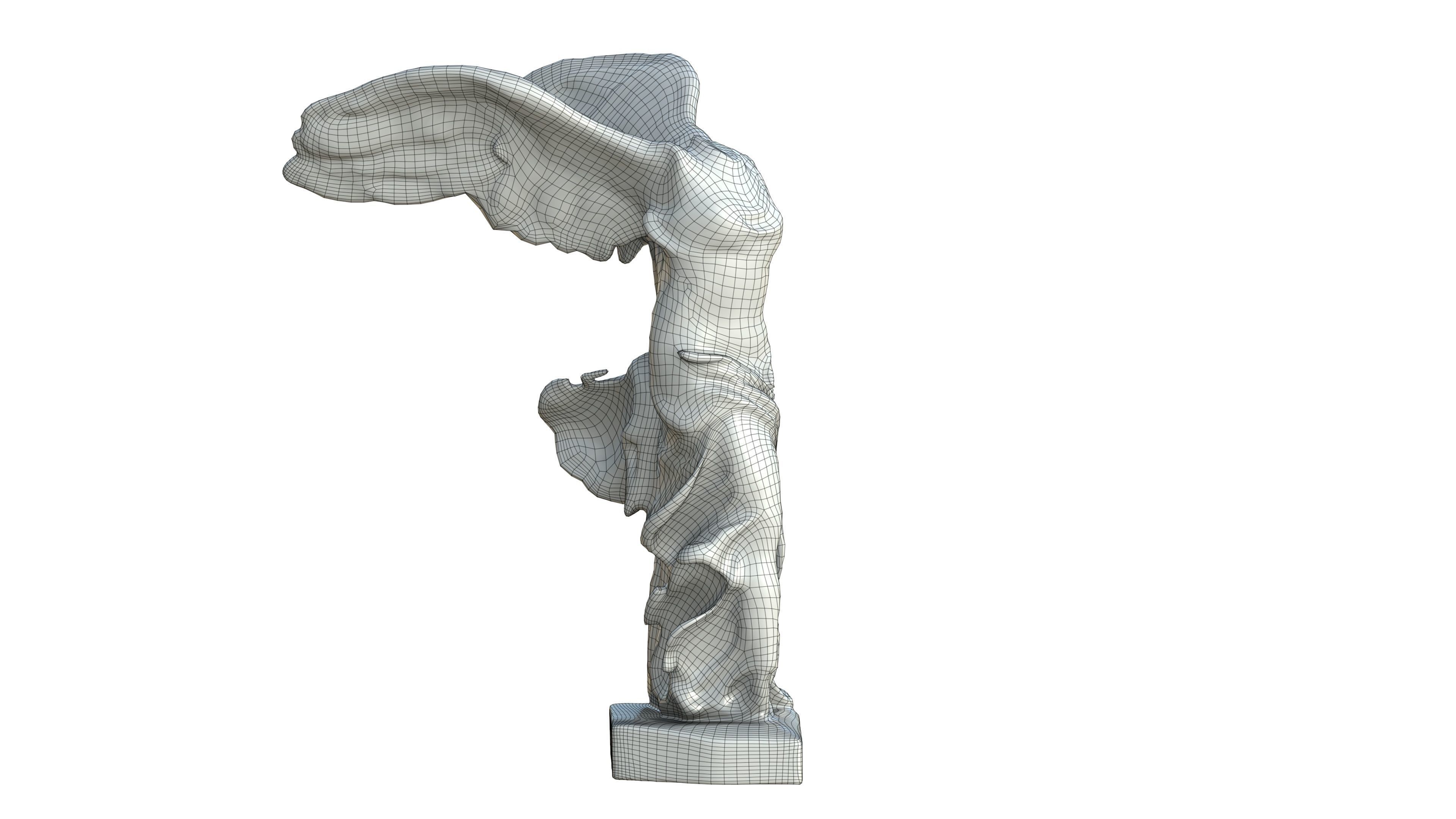 Statue 04 Low-poly 3D model_22