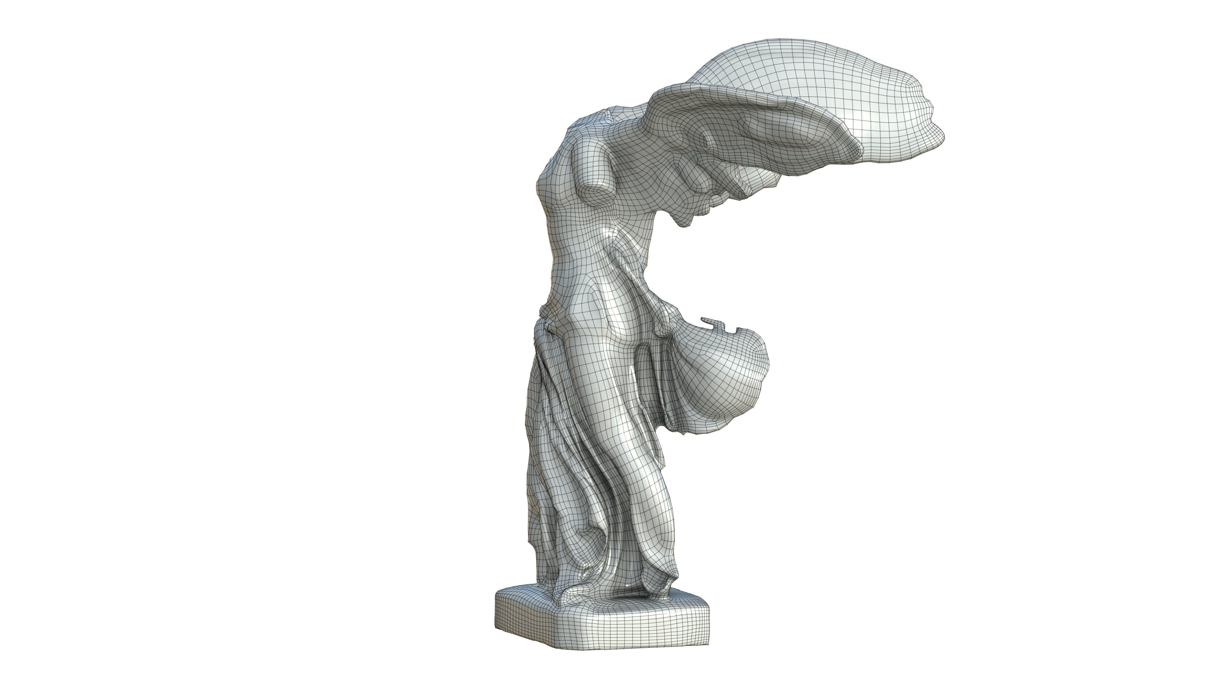 Statue 04 Low-poly 3D model_31