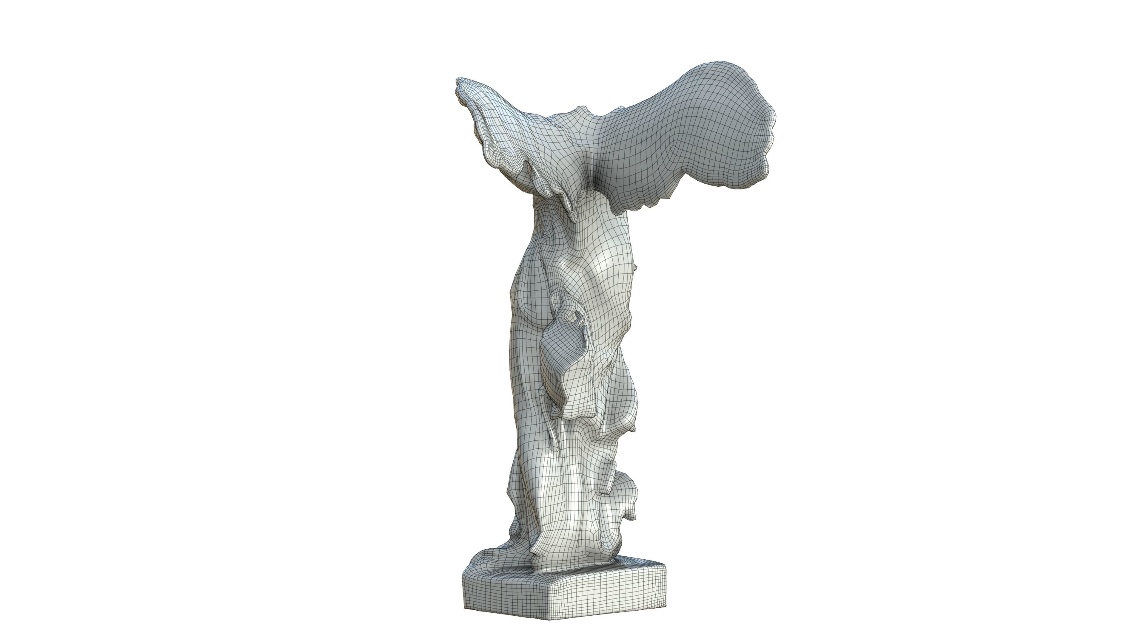 Statue 04 Low-poly 3D model_28