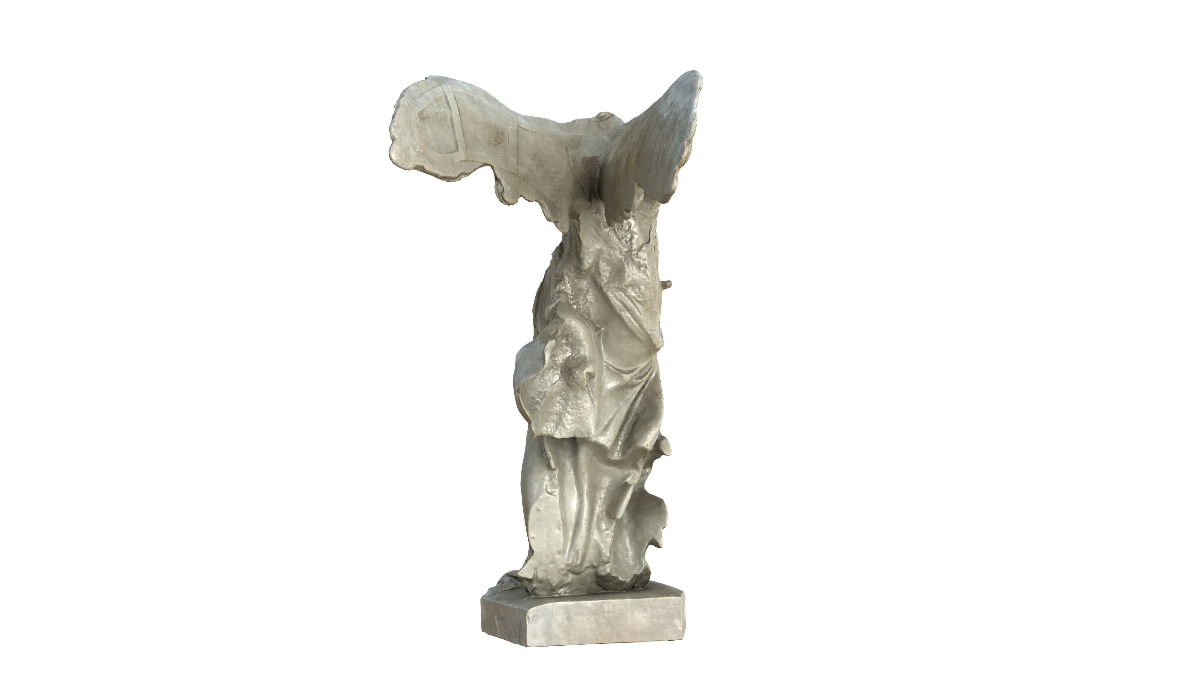Statue 04 Low-poly 3D model_11