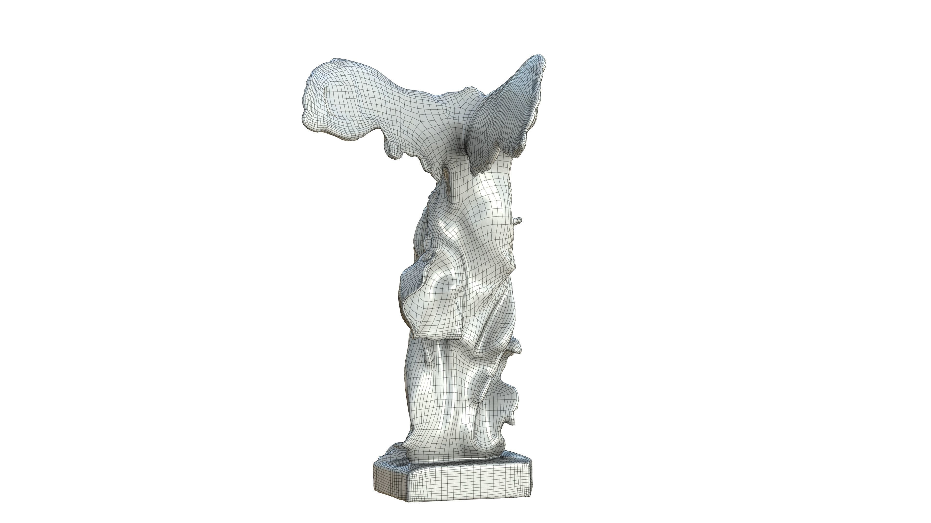 Statue 04 Low-poly 3D model_27