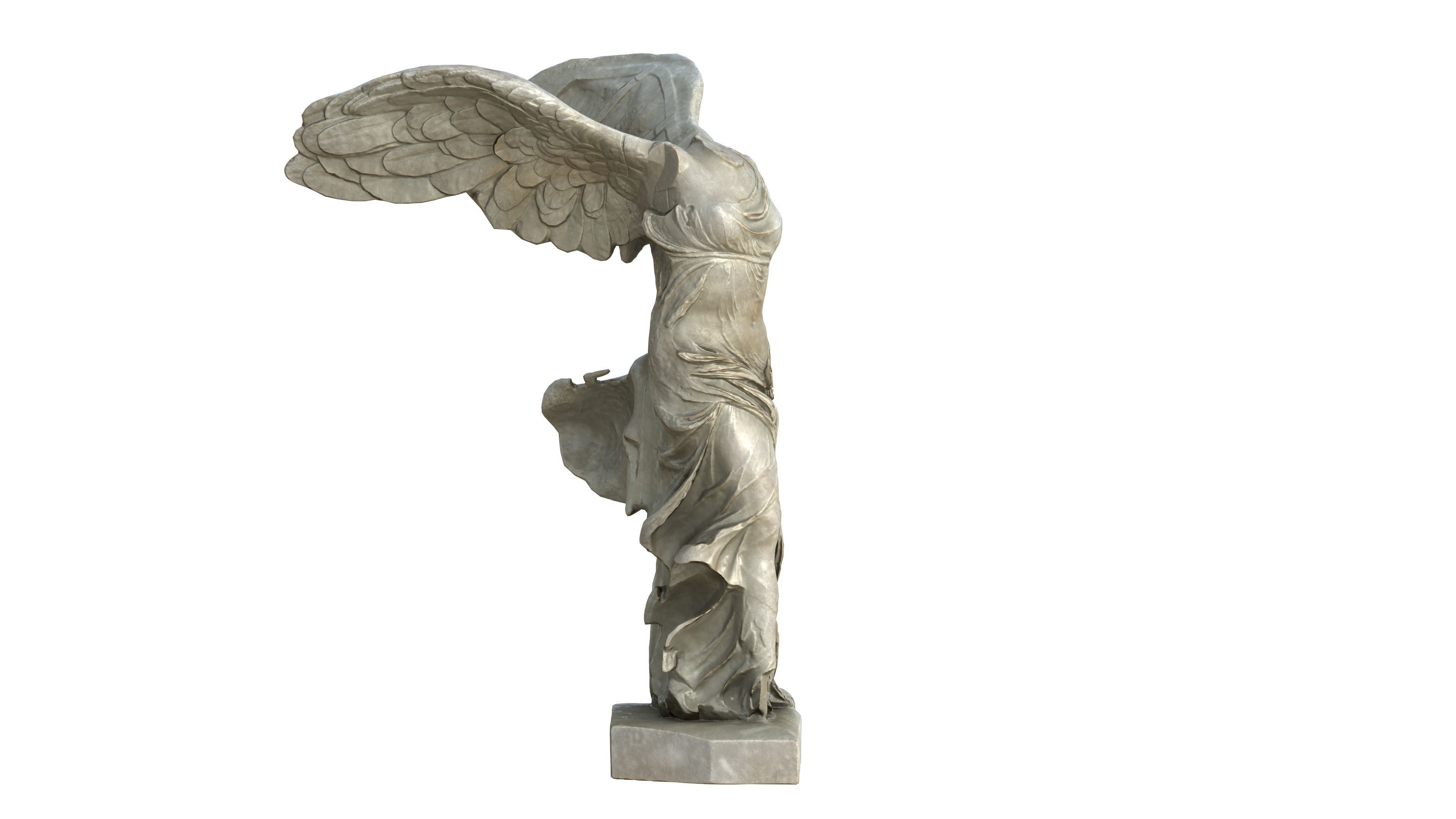 Statue 04 Low-poly 3D model_6