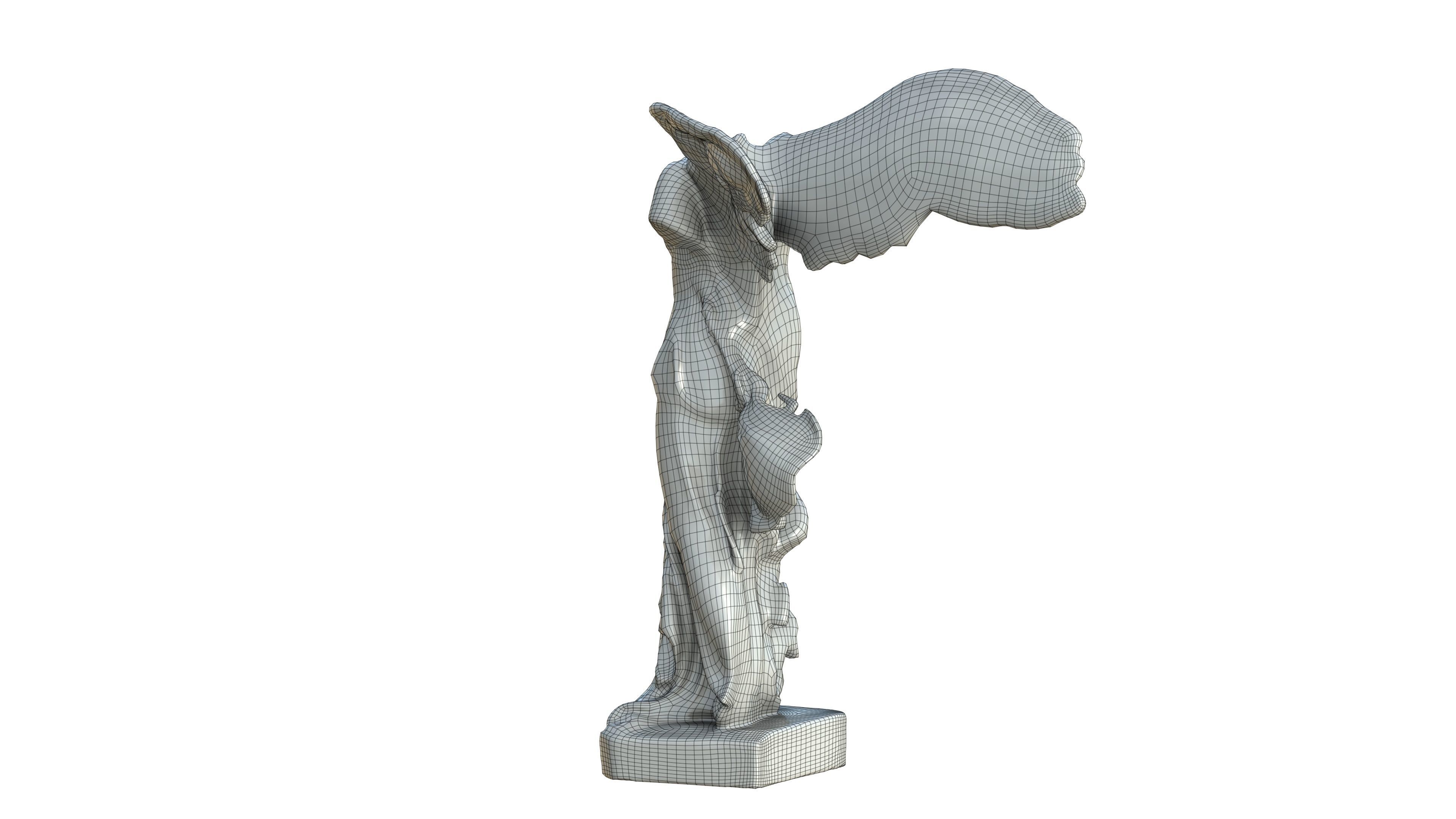 Statue 04 Low-poly 3D model_29