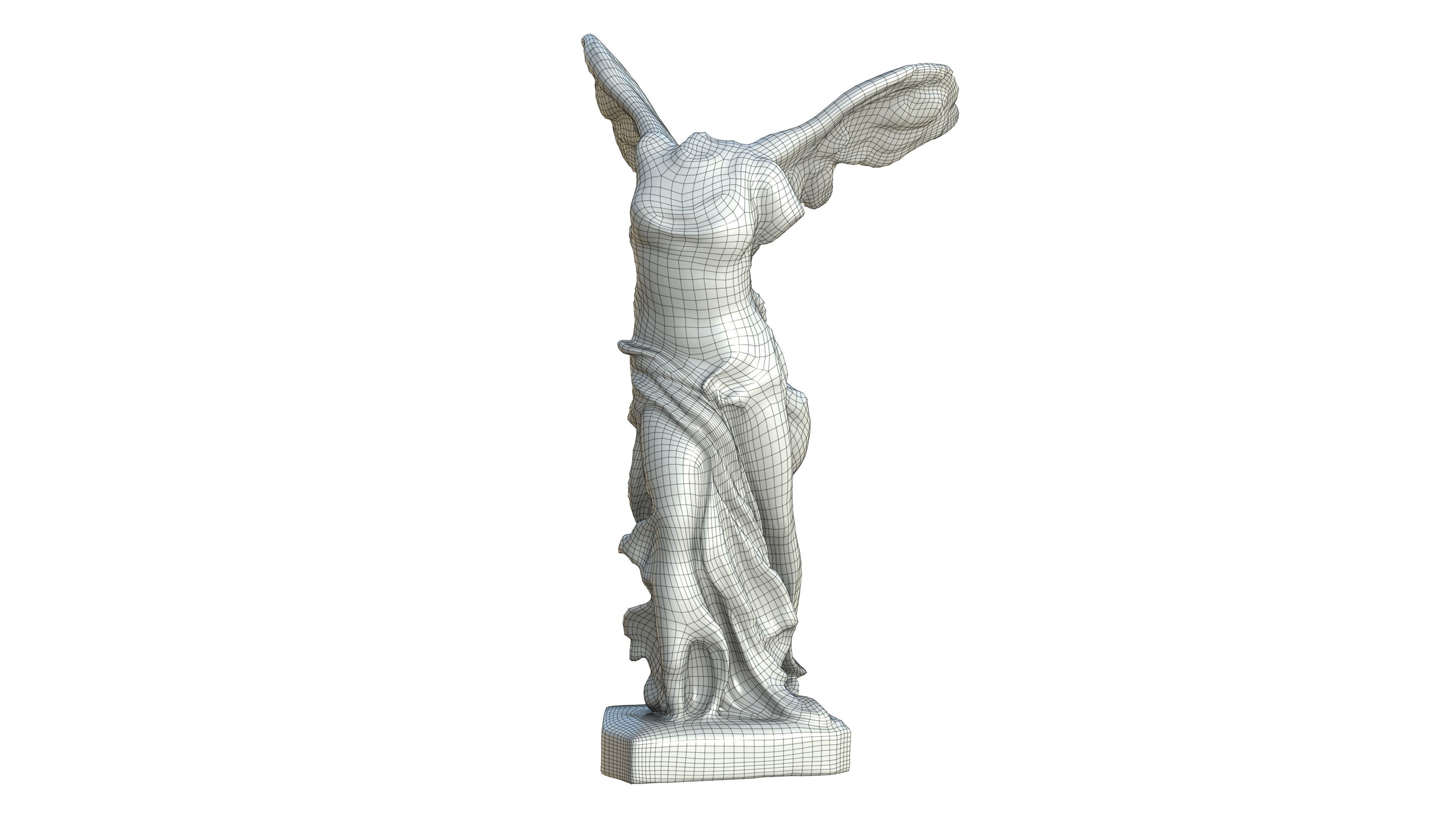Statue 04 Low-poly 3D model_19