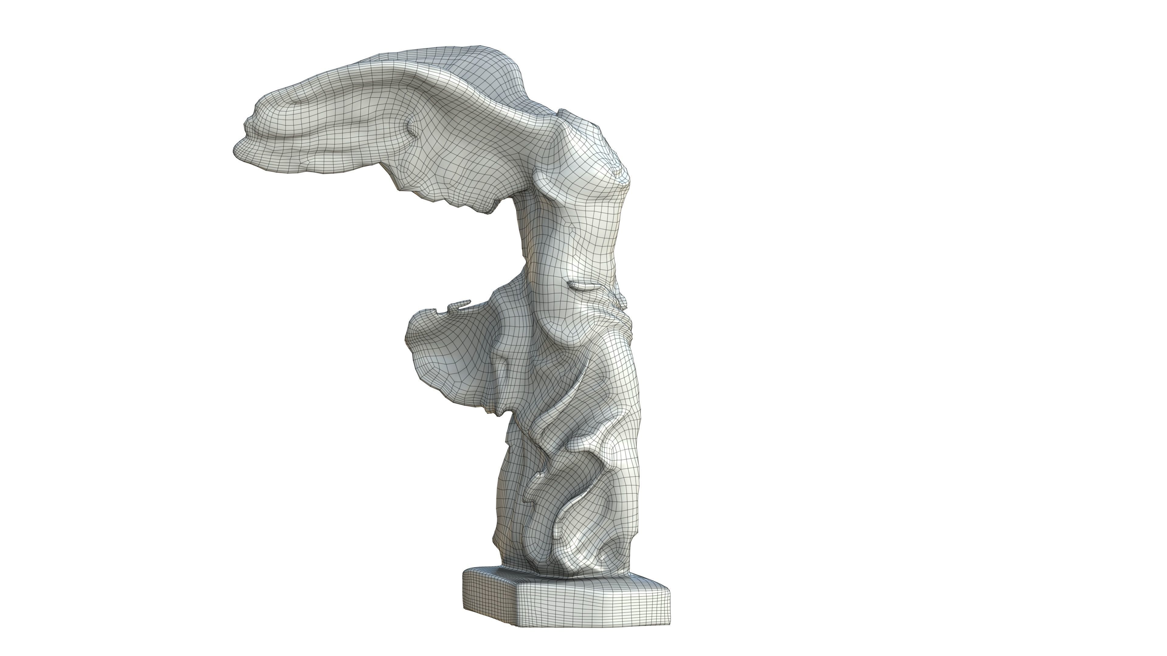 Statue 04 Low-poly 3D model_23