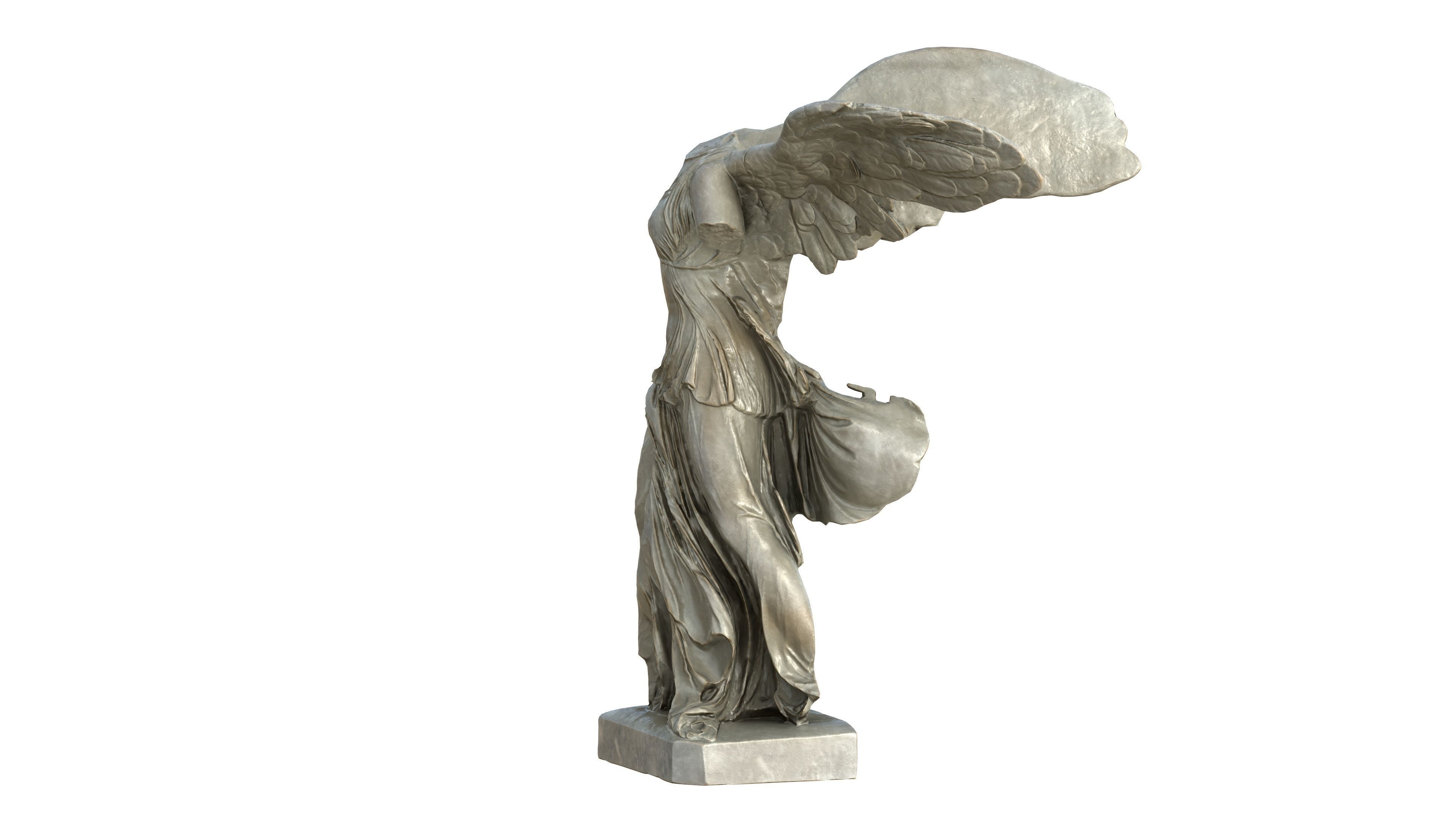 Statue 04 Low-poly 3D model_15