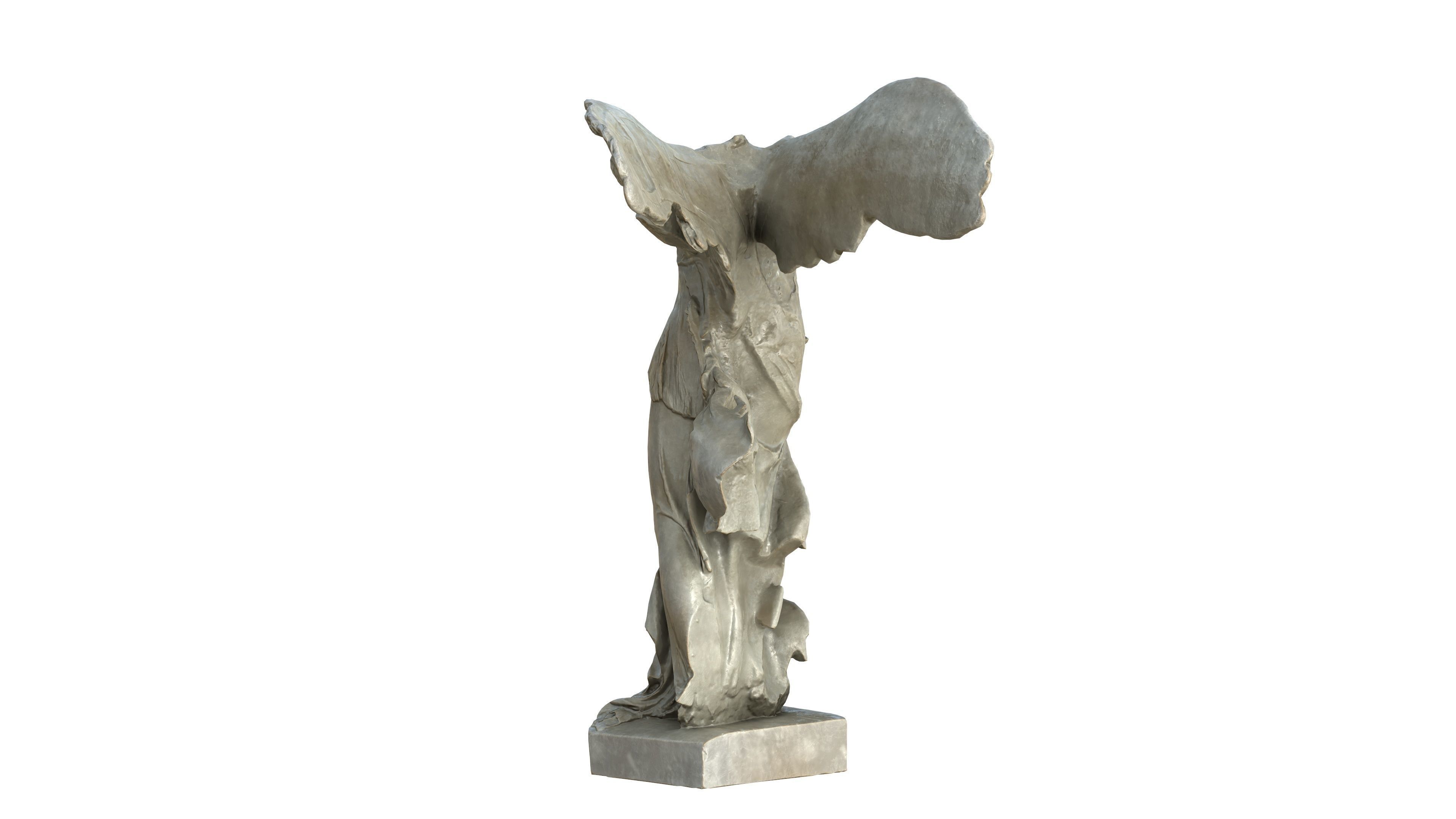Statue 04 Low-poly 3D model_12