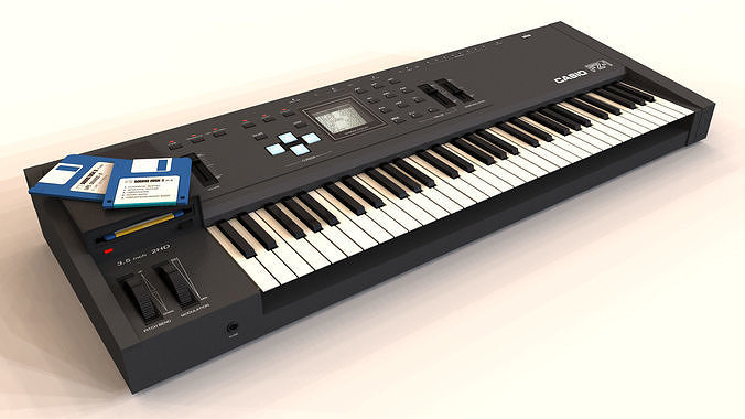 The Casio FZ-1 Digital sampler Bryce 7 Model 3D model