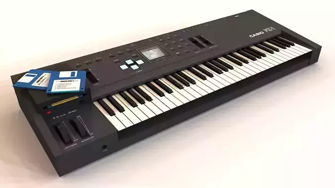 The Casio FZ-1 Digital sampler Bryce 7 Model 3D model
