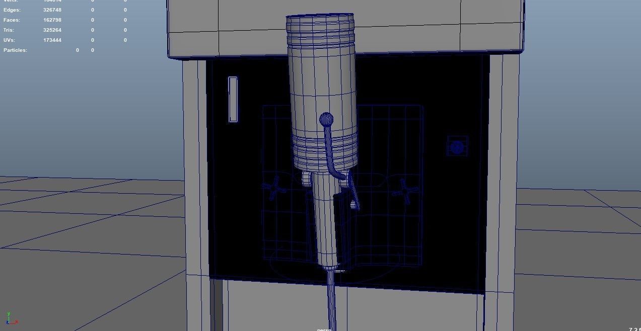 Milkshake machine 3D model_3