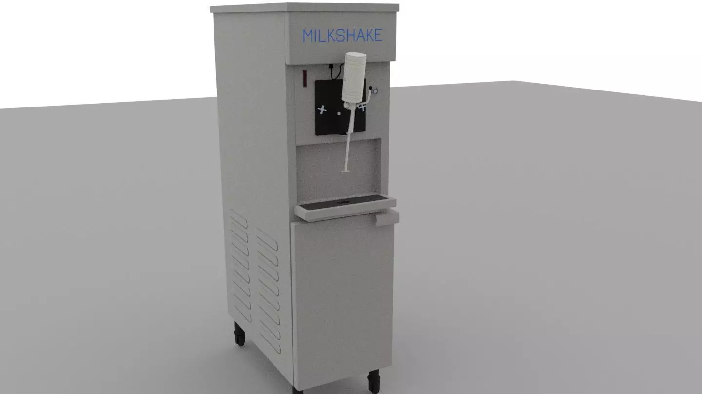 Milkshake machine 3D model_0